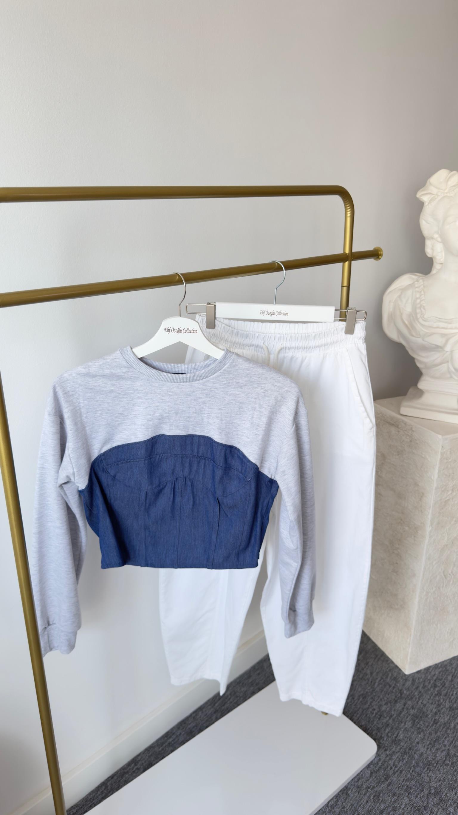 Kot Garnili Gri Sweat