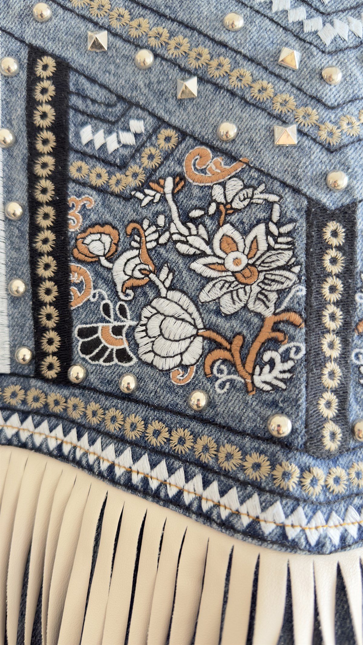 Veronica Beard Rocci Jacket Sırtı Püskül Ve İşleme Detaylı Tasarım