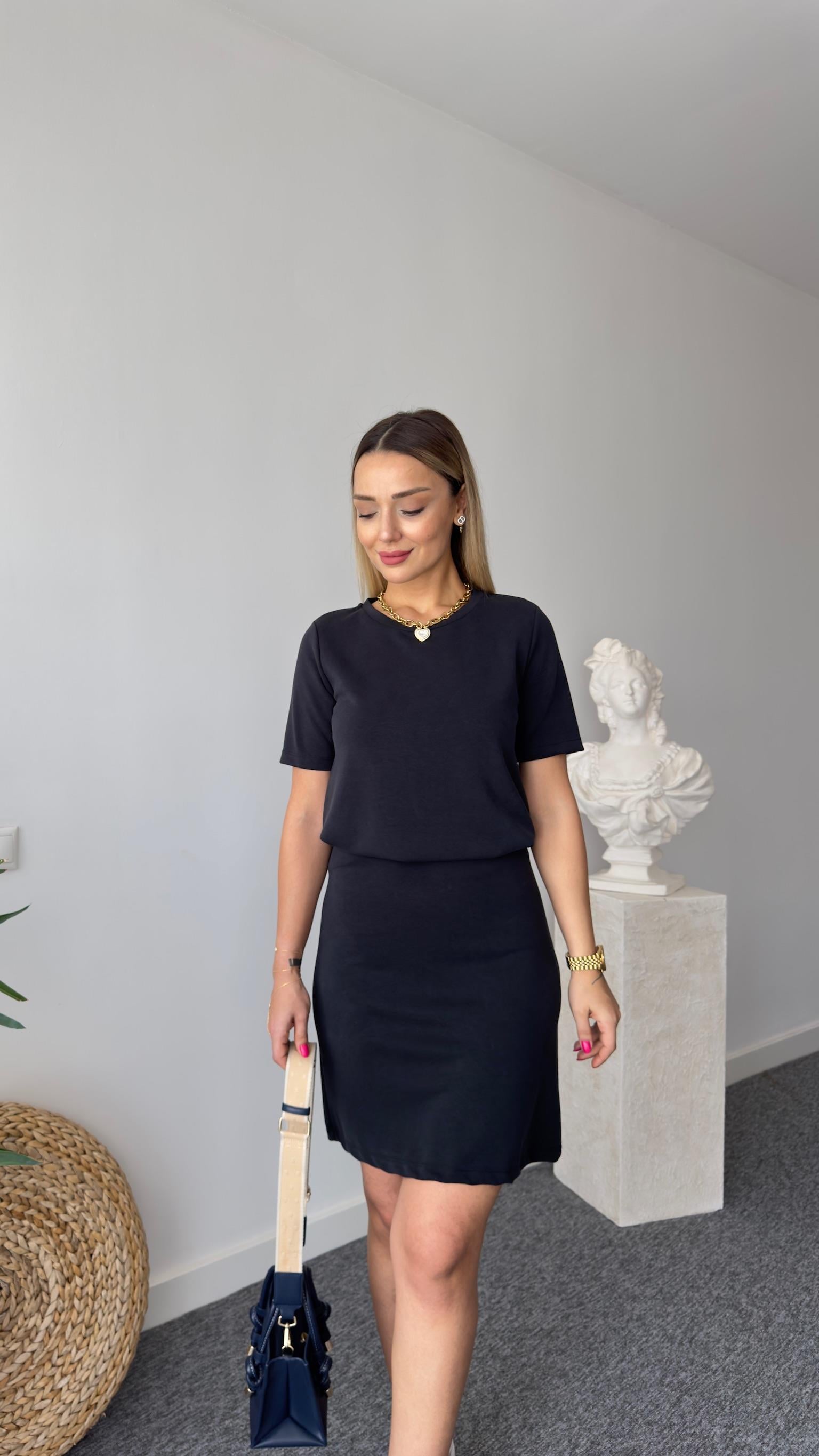 Modal Etekli Antrasit İkili Takım