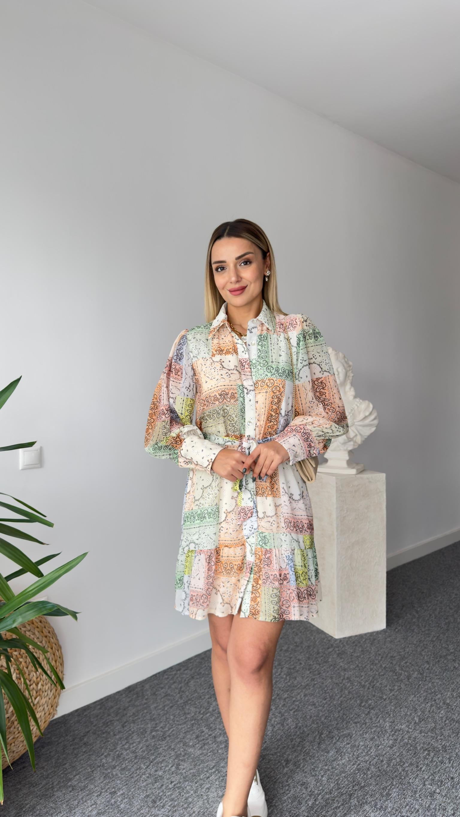 Marka Model Astarlı Renkli Elbise