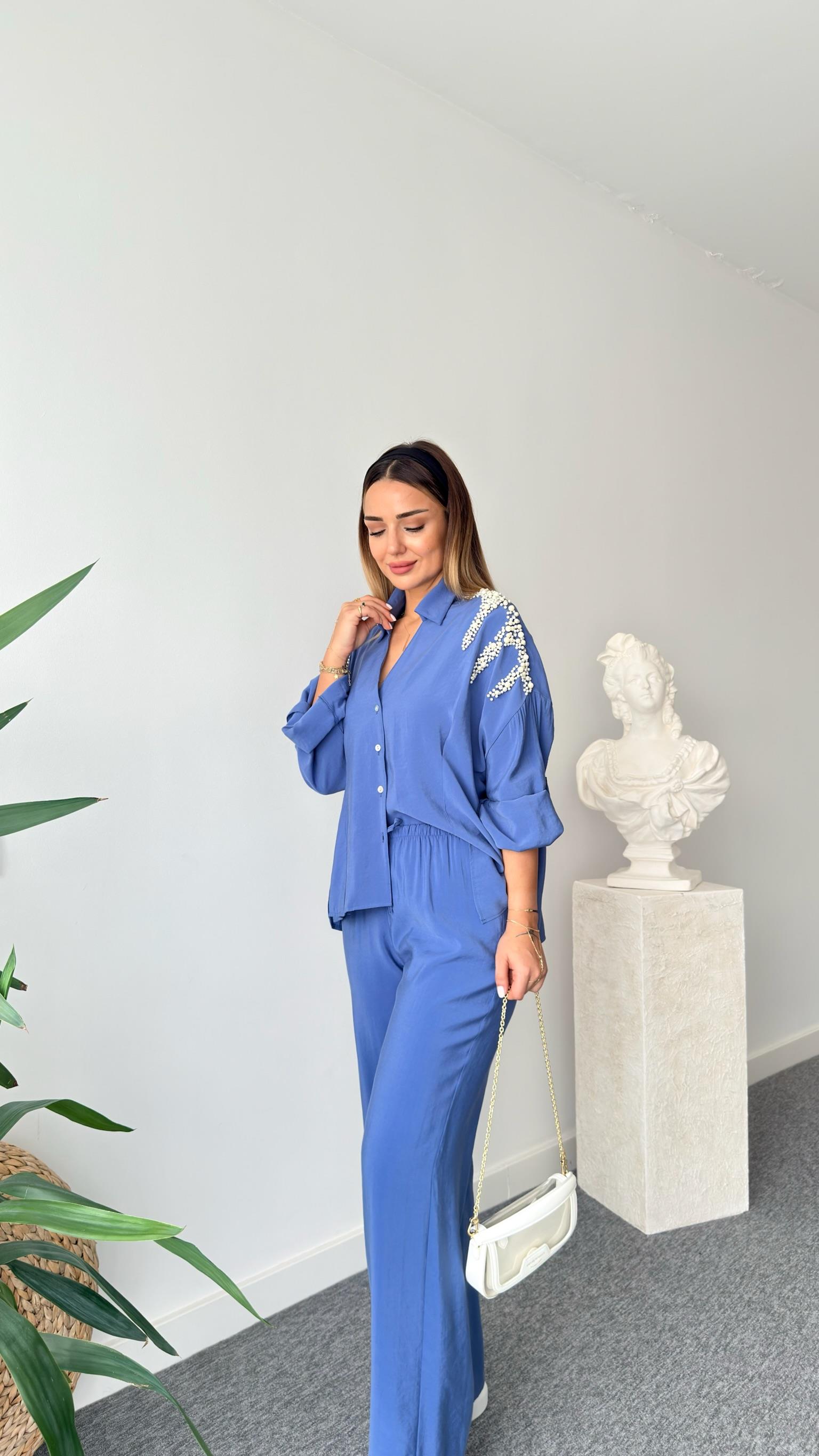 Mavi Ruja İncili Tasarım Takım