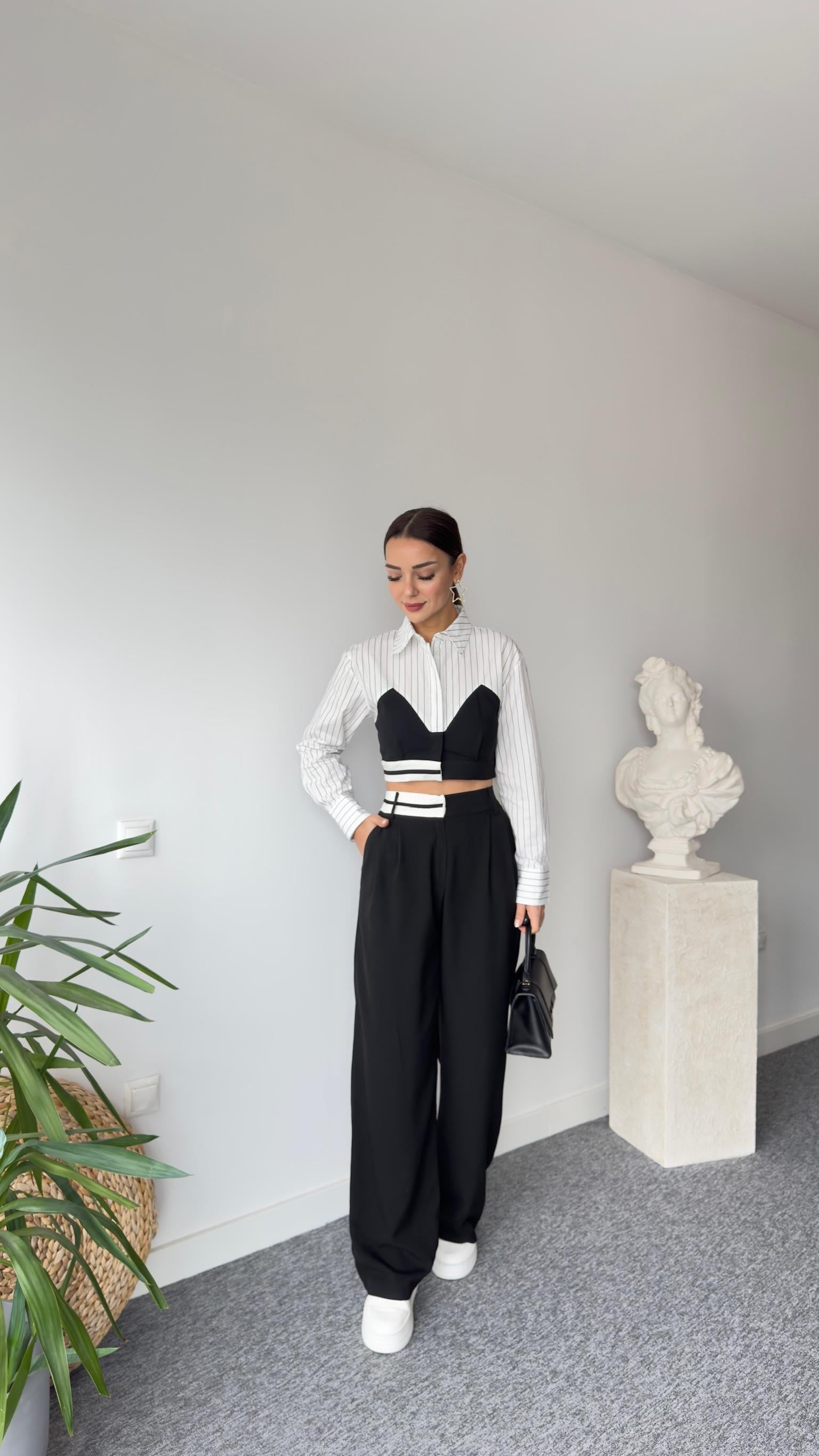 Senty Orj Model Şerit Detay Pantolon