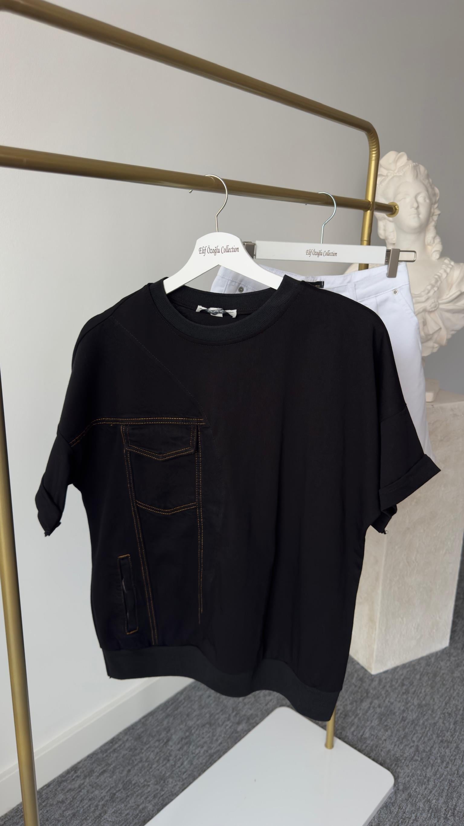 Kot Garni Siyah Tshirt