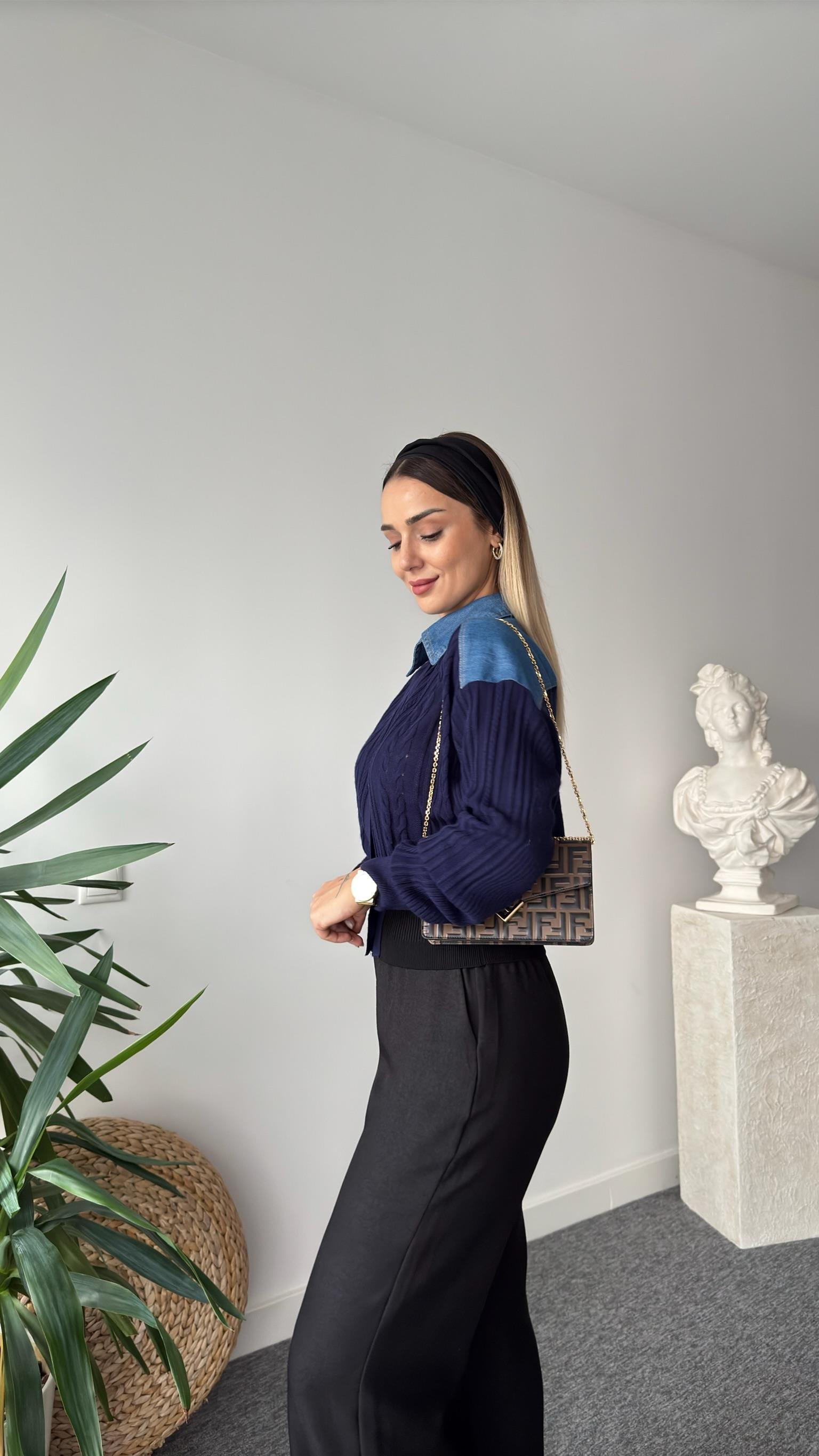 Ramir Marka Model Kot Garnili Laci Hırka