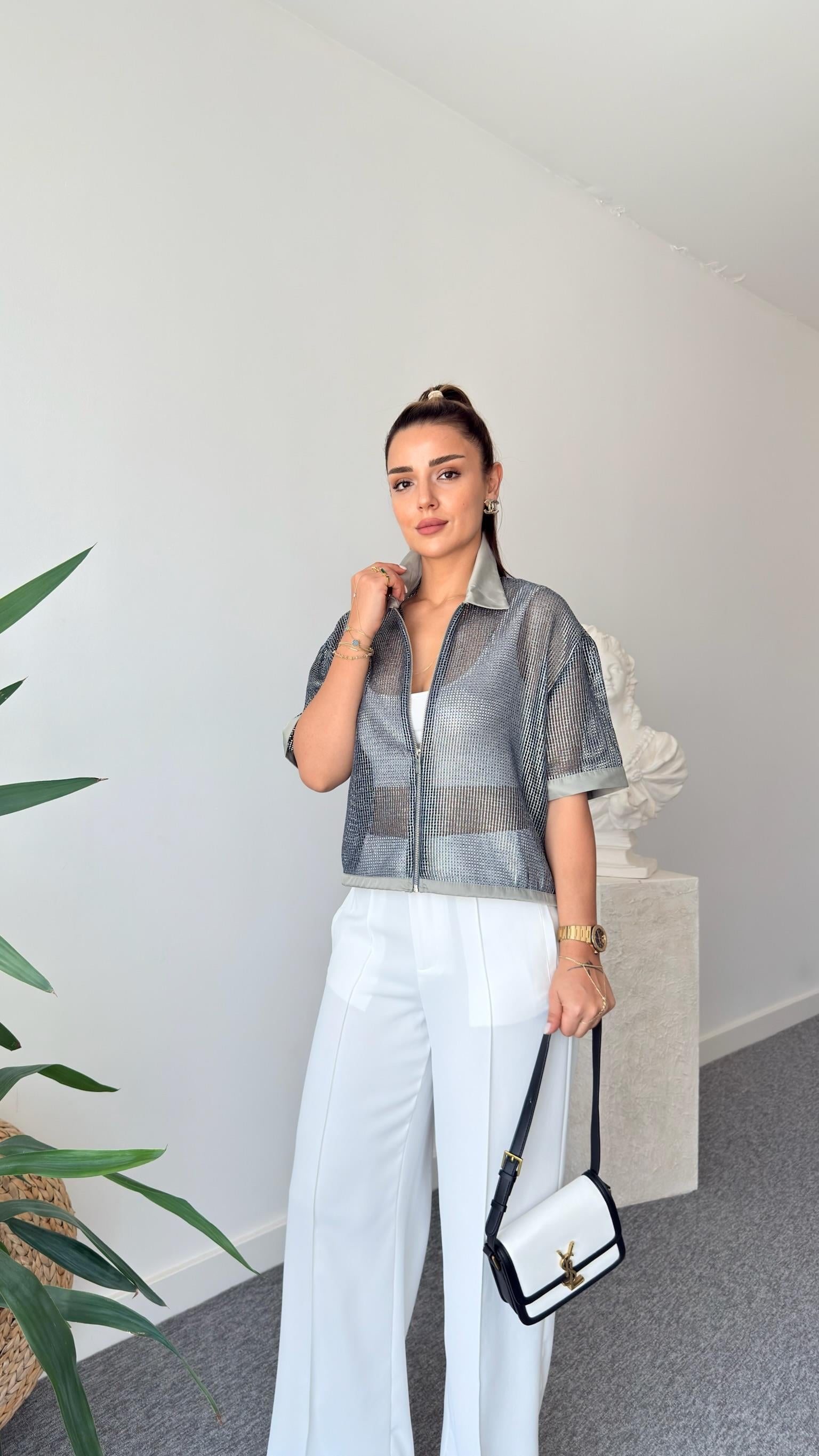 Haki Yakalı Ntwrk Model File Ceket