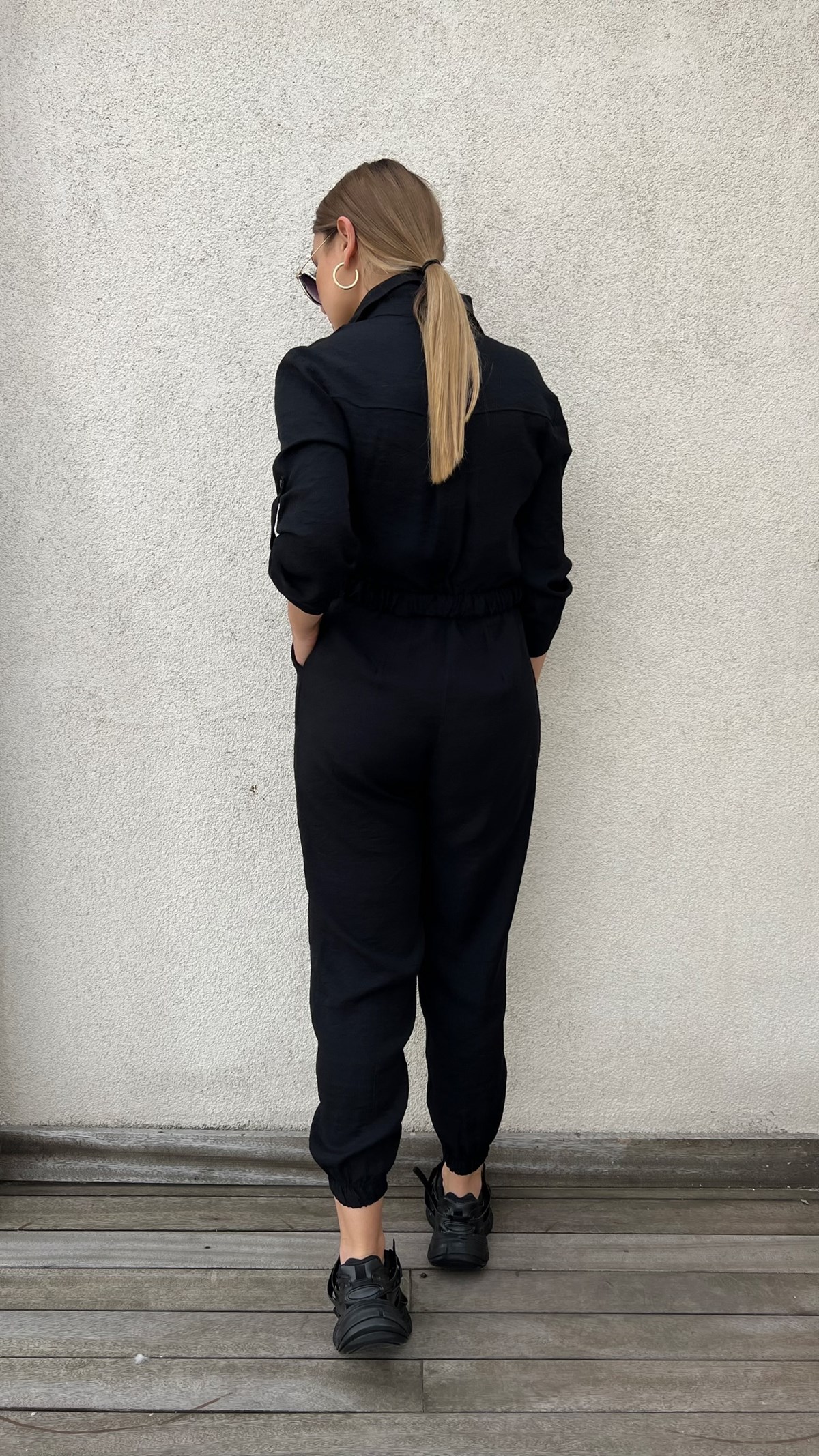 Mavi Fermuar Detaylı Orijinal Marka