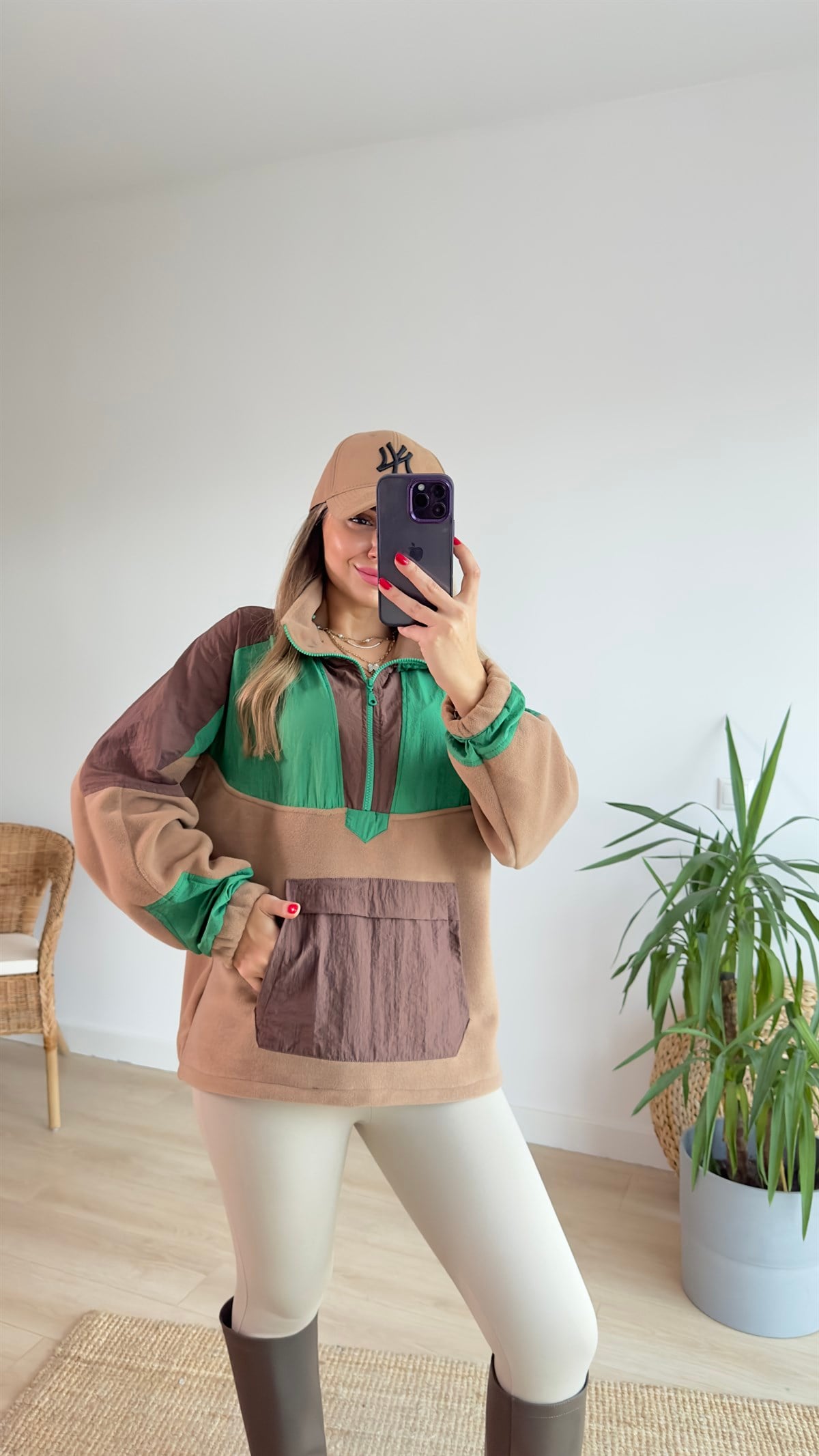 Paraşüt Garnili Polar Sweat