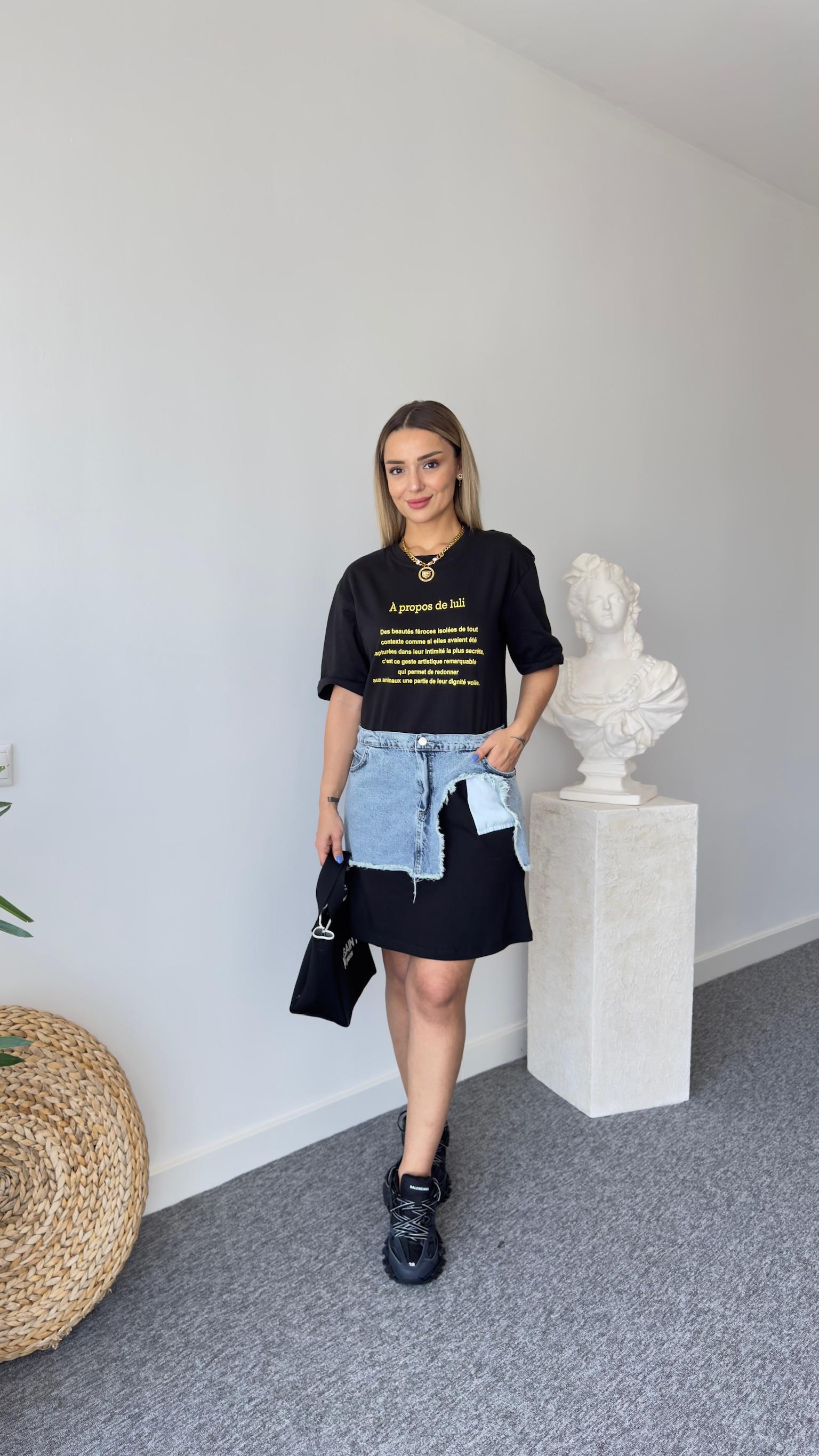 Tws Model Kot Garnili Penye Elbise 