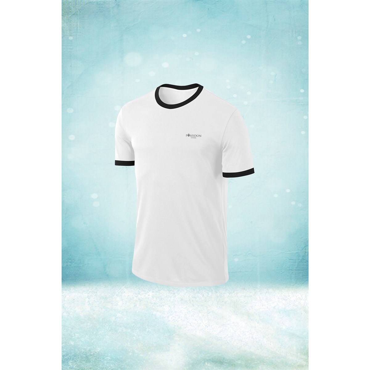 Büyük Beden Erkek Beyaz Dri-Fit Kumaş Yuvarlak Yaka Günlük Yürüyüş Konforlu T-shirt    (4XL- 10XL)