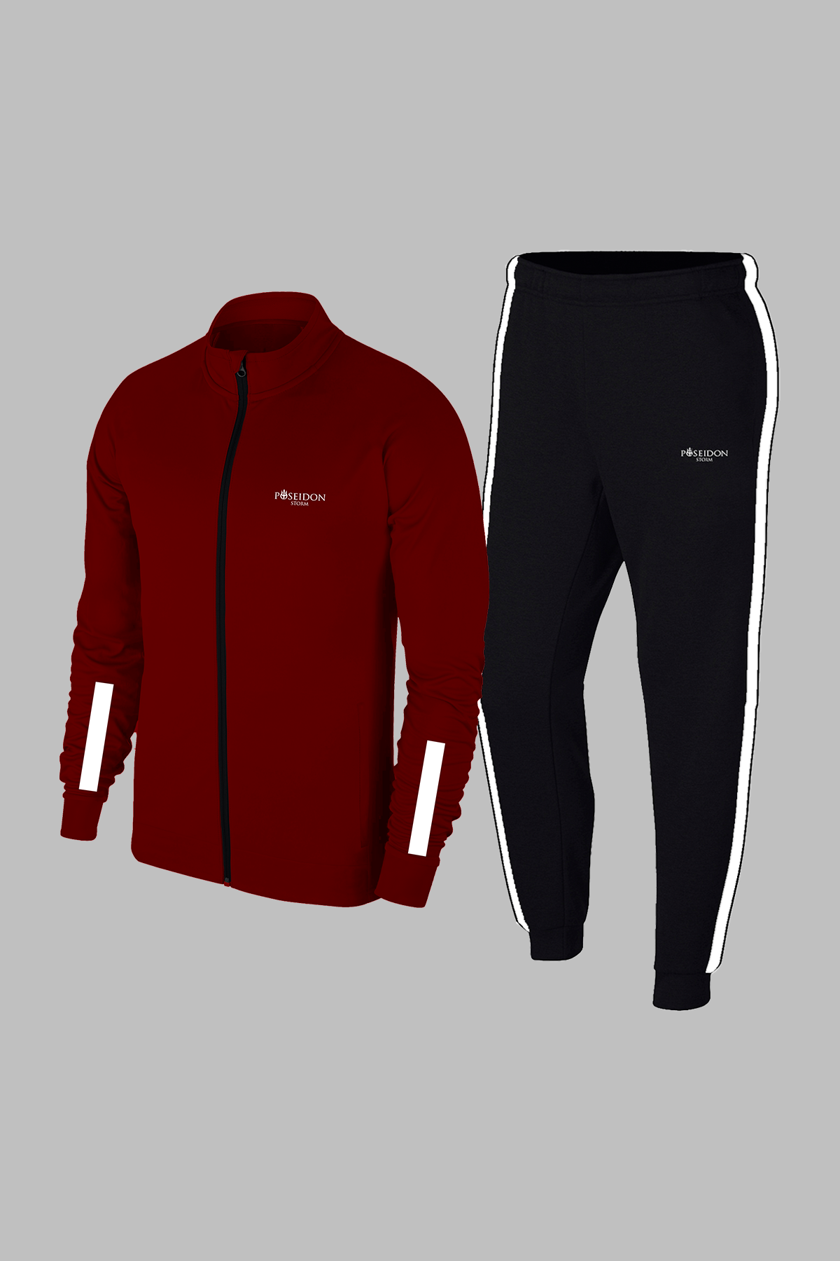 Yeni Seri Büyük Beden Erkek Bordo Özel Supra Penye Kumaş Kişiye Özel Şık Tasarım Eşofman Takımı 4XL-10XL
