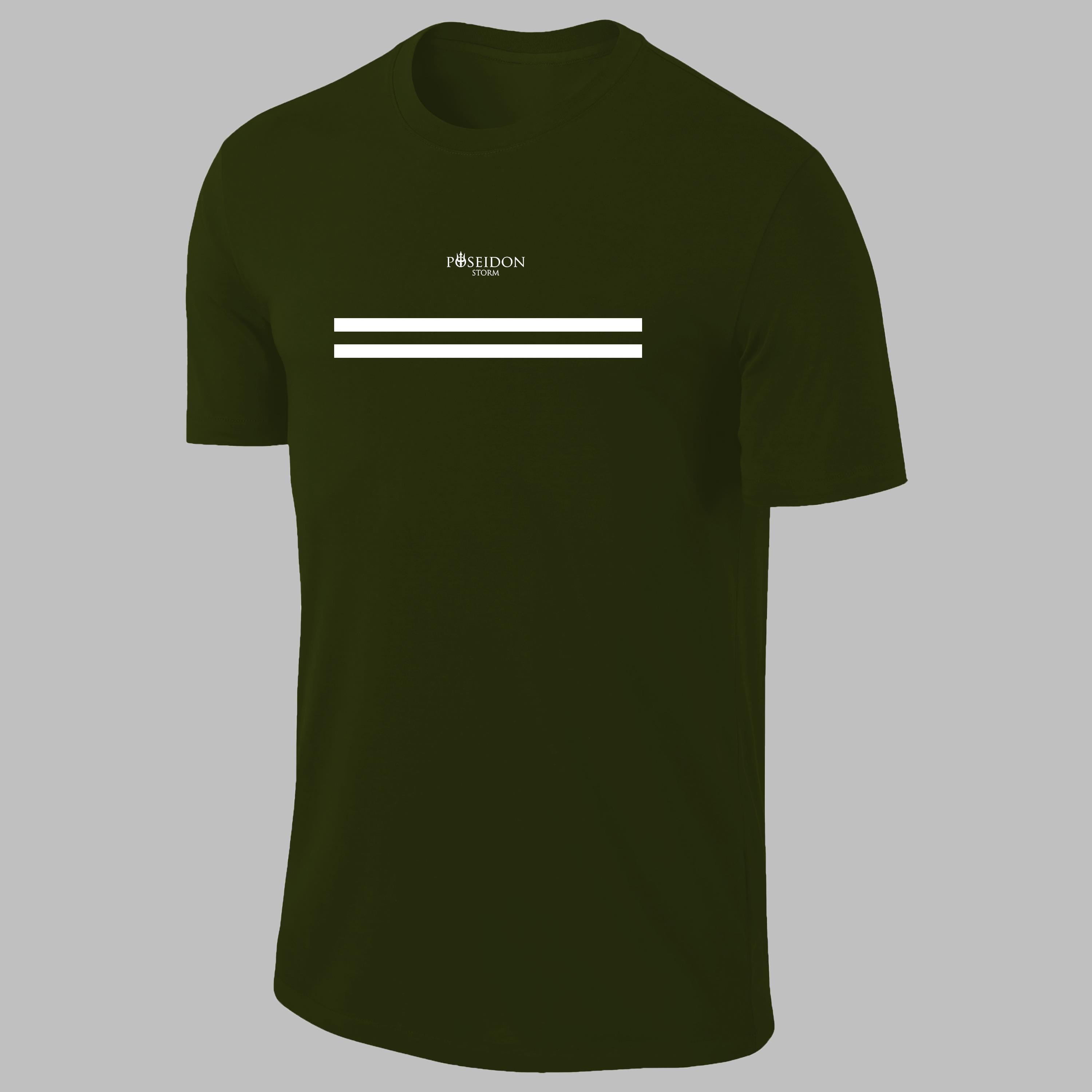 Büyük Beden Erkek Haki  Dri-Fit Kumaş Spor için Konforlu  Kısa Kol T-shirt    (4XL- 10XL)