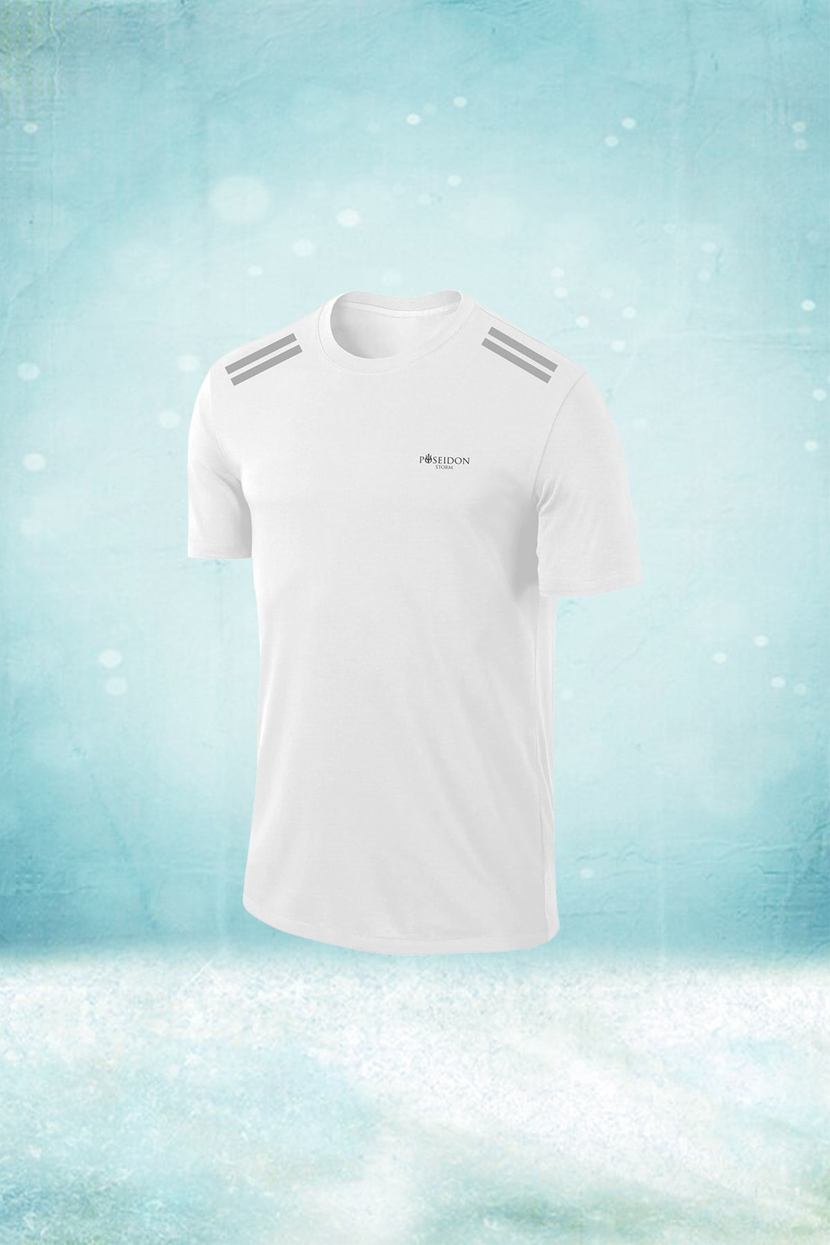 Erkek Beyaz Dri-Fit Kumaş Baskısız Rahat Konforlu T-shirt   S-3XL