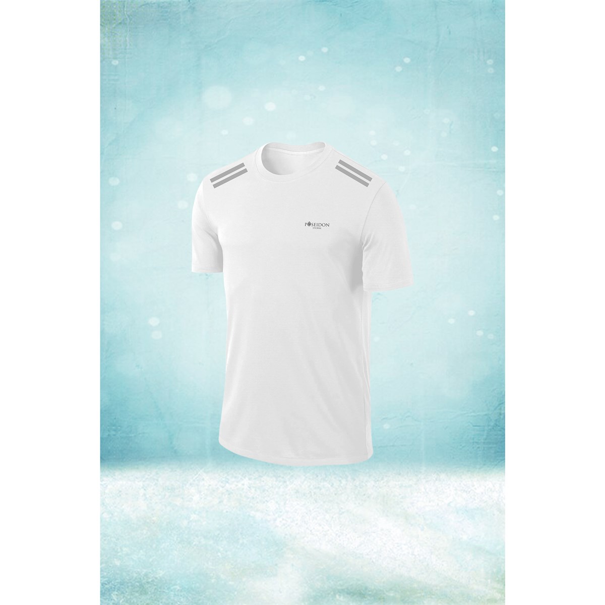 Erkek Beyaz Dri-Fit Kumaş Baskısız Rahat Konforlu T-shirt   S-3XL
