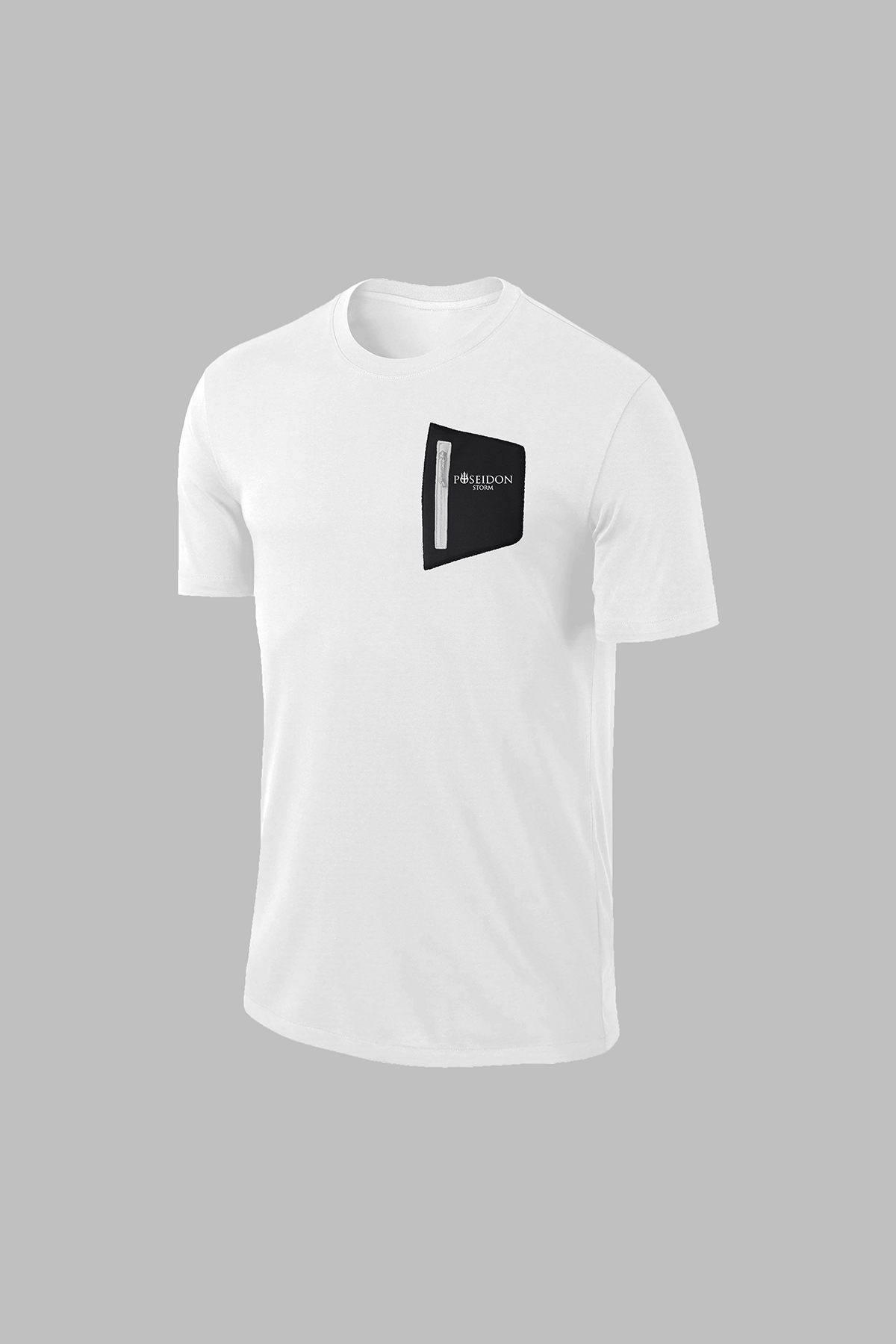 Erkek Beyaz Dri-Fit Kumaş Baskısız Yuvarlak Yaka Kısa Kol T-shirt S-3XL