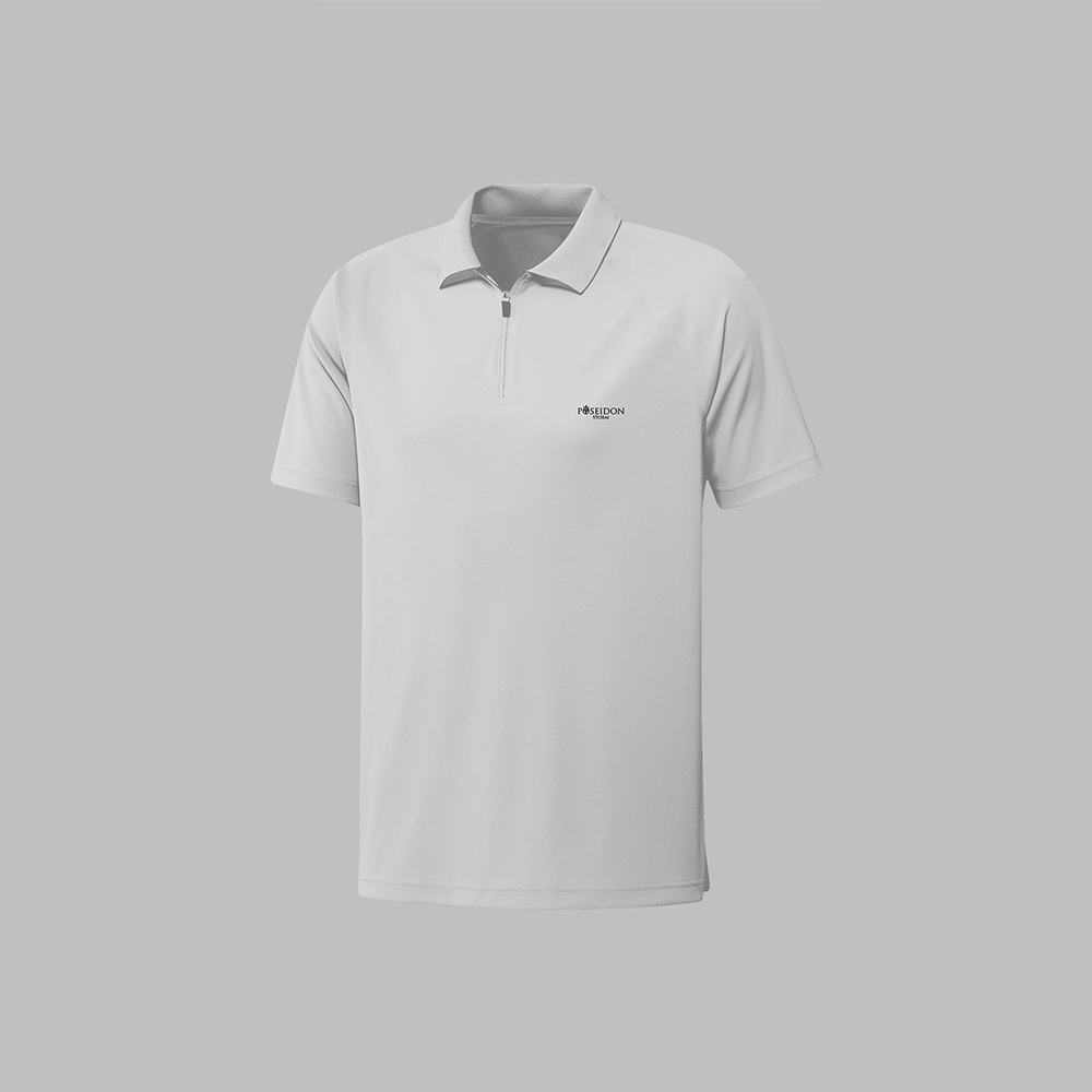 Erkek Beyaz Vision Pro Kumaş Kısa Kollu Tişört S-3XL