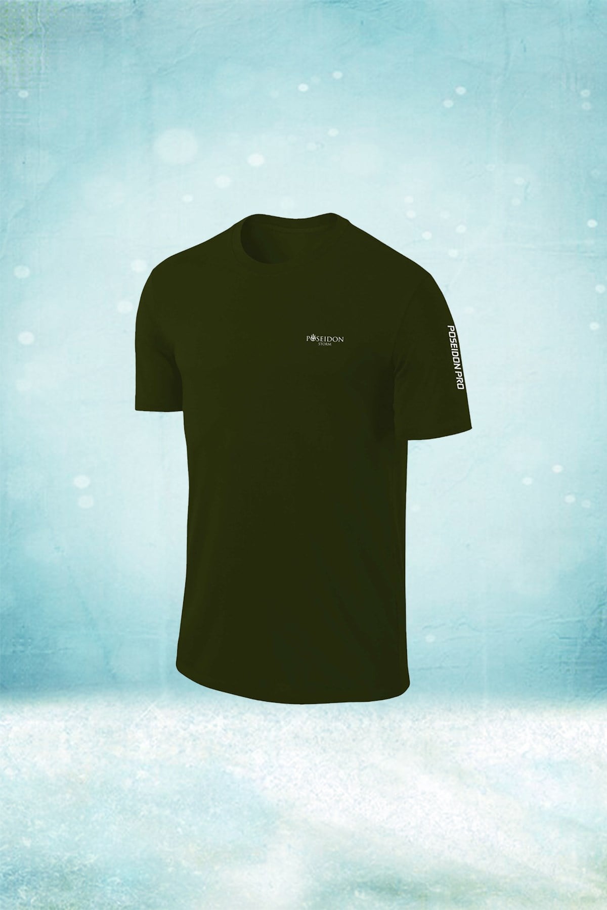 Erkek Haki Dri-Fit Kumaş Yürüyüş ve Koşu için Konforlu  Kısa Kol T-shirt  S-3XL