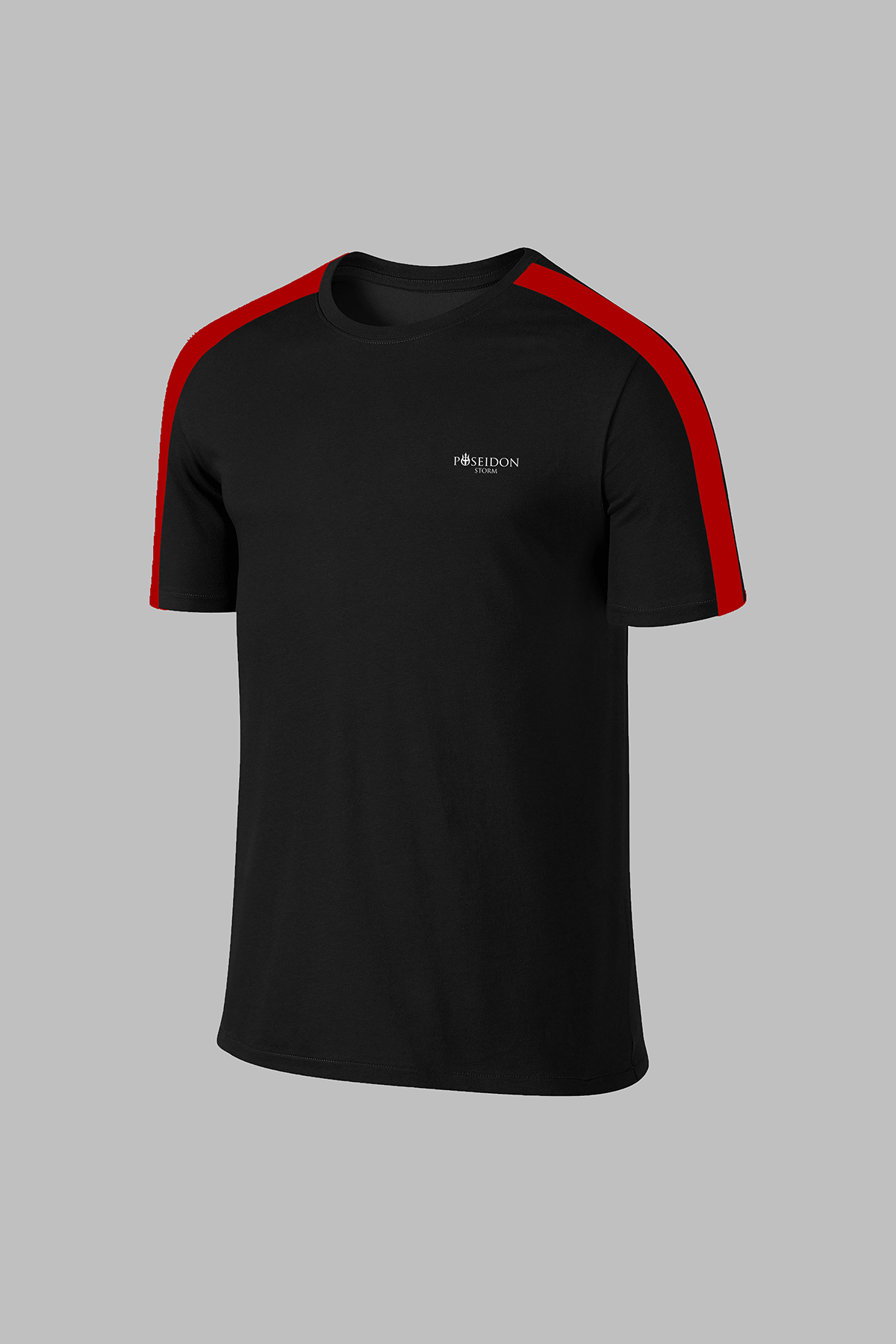 Erkek Siyah Dri-Fit Kumaş Baskısız Günlük Rahat T-shirt S-3XL