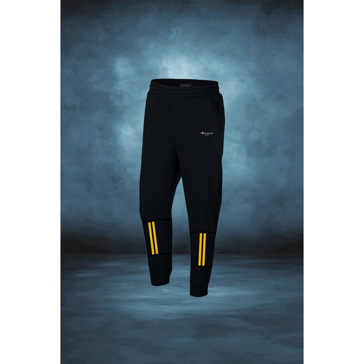 Erkek Siyah İnterlok Kumaş Mevsimlik Eşofman Altı S-3XL