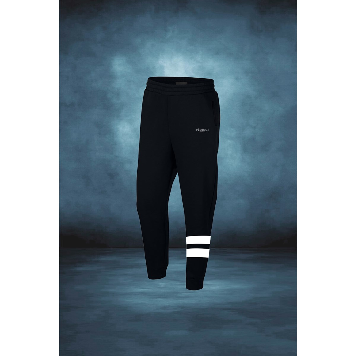 Erkek Siyah Tech-Fleece Kumaş Günlük Konforlu Şık Eşofman Altı S-3XL