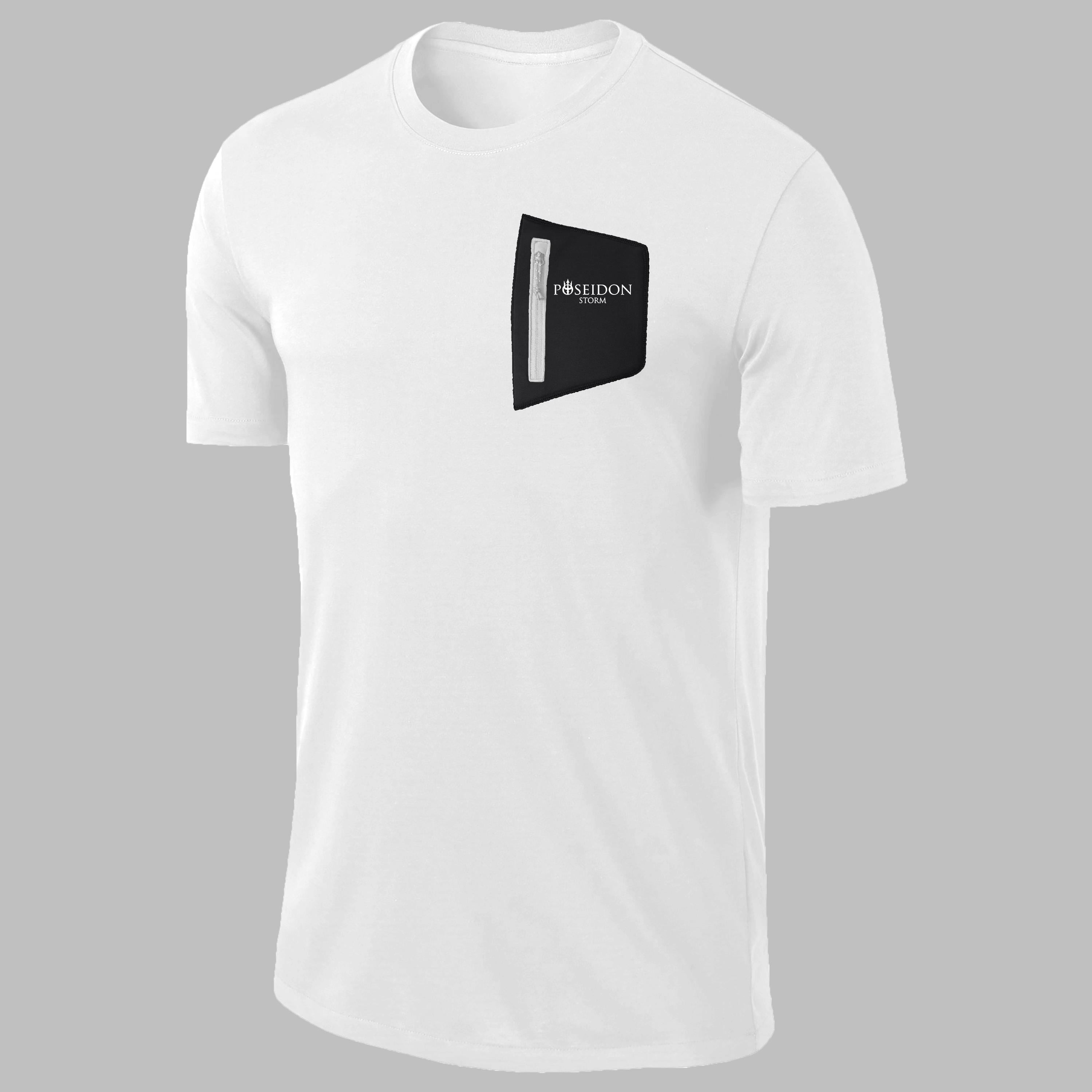 Battal Beden Erkek Beyaz Dri-Fit Kumaş Baskısız Yuvarlak Yaka Kısa Kol T-shirt  (4XL- 10XL)