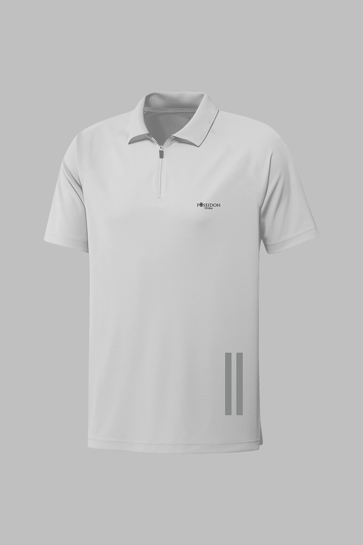 Büyük Beden Erkek Beyaz Vision Pro Kumaş Yürüyüş için Konforlu Polo Yaka Tişört  4XL-10XL