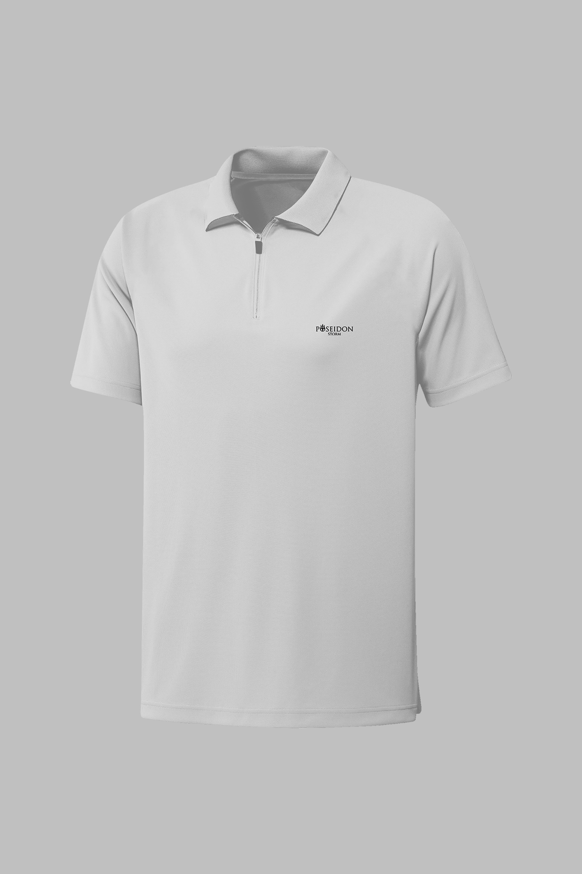 Büyük Beden Erkek Beyaz Vision Pro Kumaş Yürüyüş için Konforlu Polo Yaka Tişört  4XL-10XL