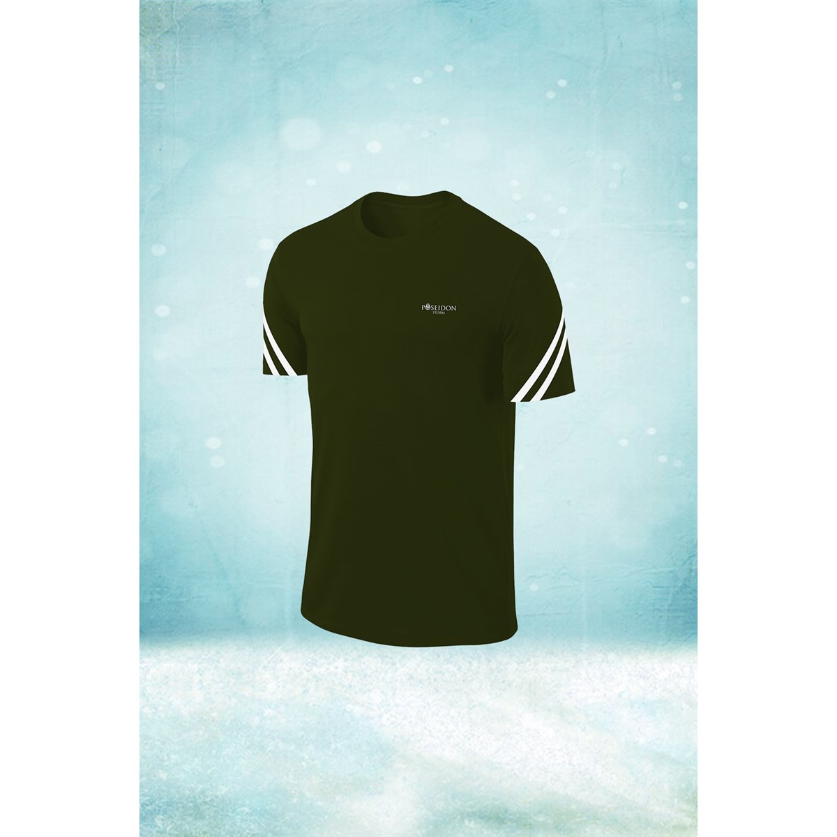 Büyük Beden Erkek Haki Dri-Fit Kumaş Yürüyüş ve Koşu için Konforlu  Kısa Kol T-shirt   Erkek Haki  Dri-Fit Kumaş Spor için Konforlu  Bisiklet Yaka Tshirt   (4XL- 10XL)