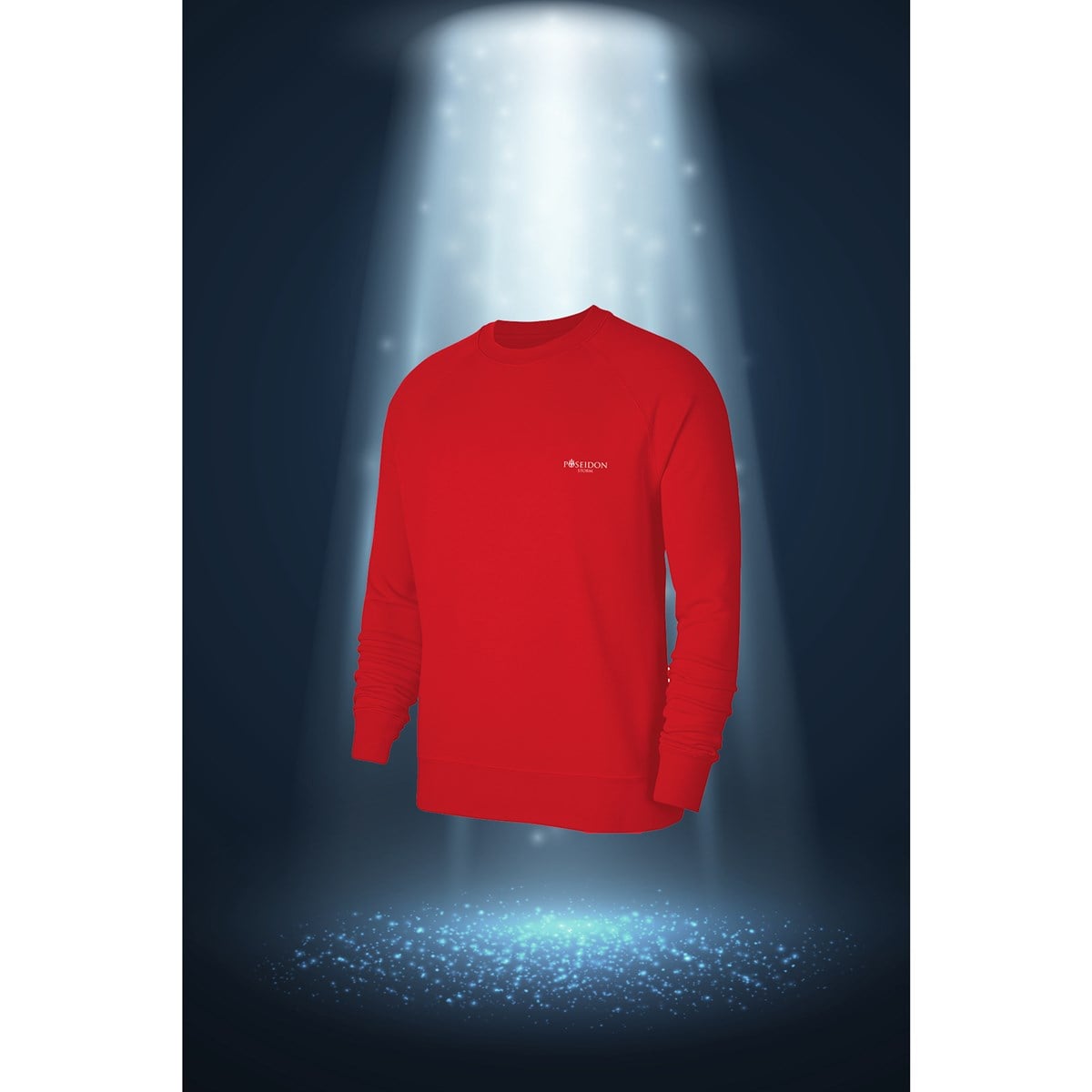 Büyük Beden Erkek Kırmızı İnterlok Kumaş Uzun Kol Yürüyüş Bisiklet Yaka Sweatshirt 3XL-10XL