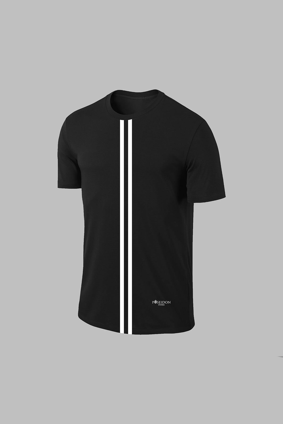Büyük Beden  Erkek Siyah  Dri-Fit Kumaş Yürüyüş ve Koşu için Konforlu  Sıfır Yaka T-shirt  (4XL- 10XL)