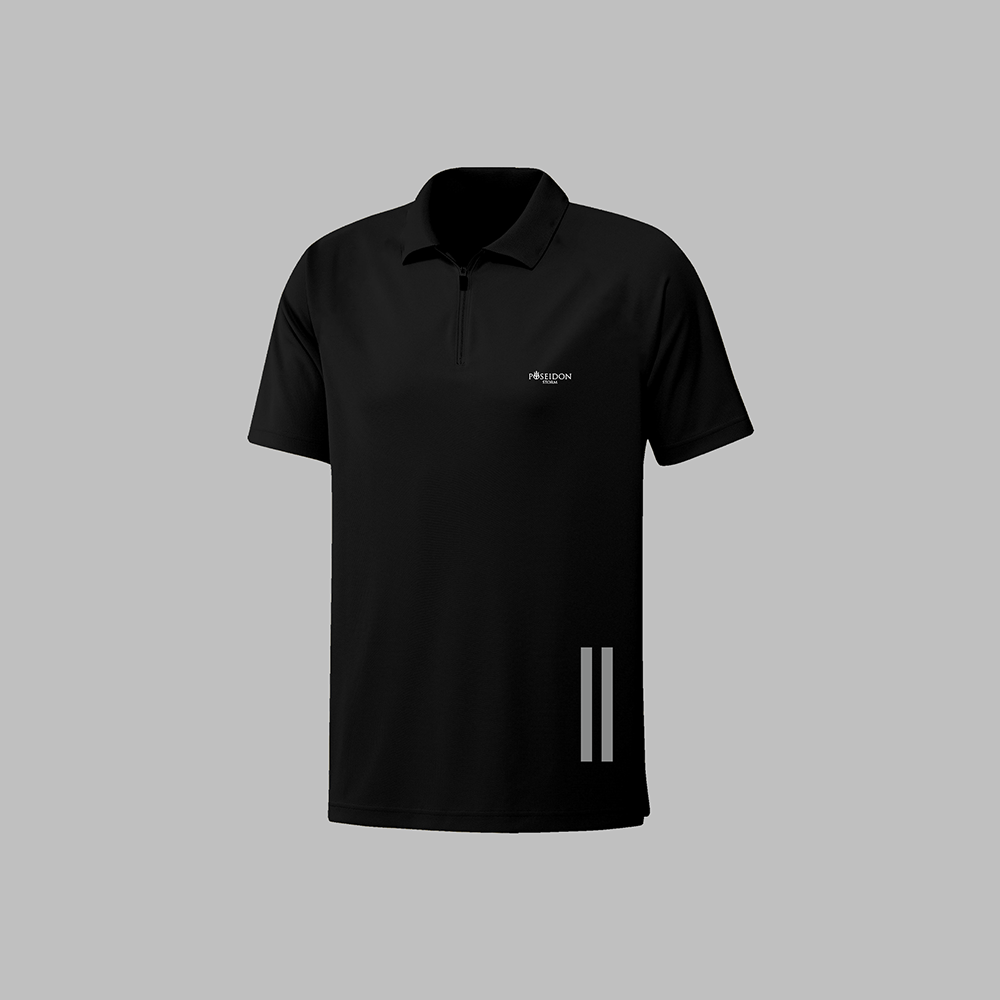 Büyük Beden Erkek Siyah Vision Pro Kumaş Düz Kısa Kol Konforlu Tişört 4XL-10XL
