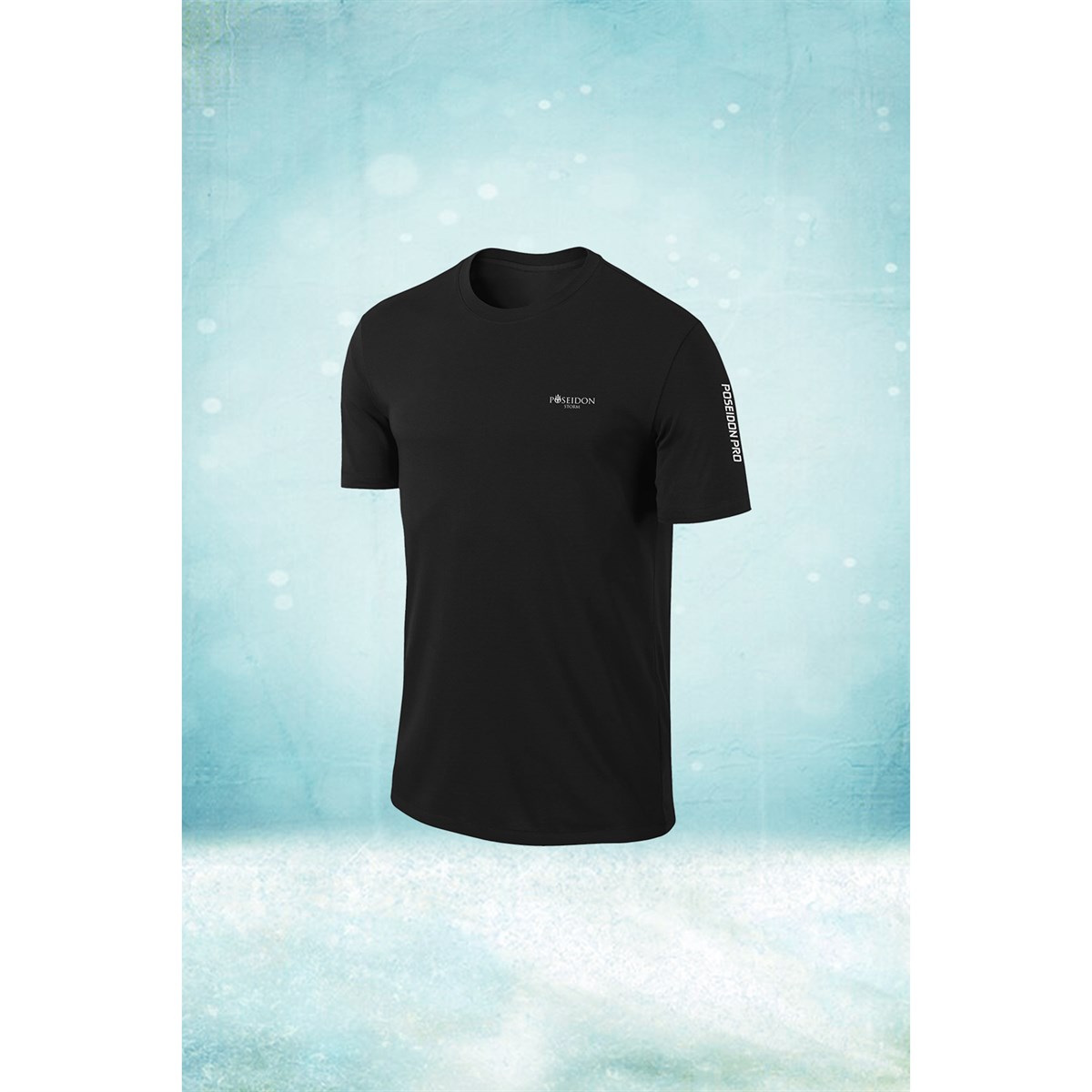 Büyük BedenErkek Siyah Dri-Fit Kumaş Koşu için Konforlu  Sıfır Yaka T-shirt   (4XL- 10XL)