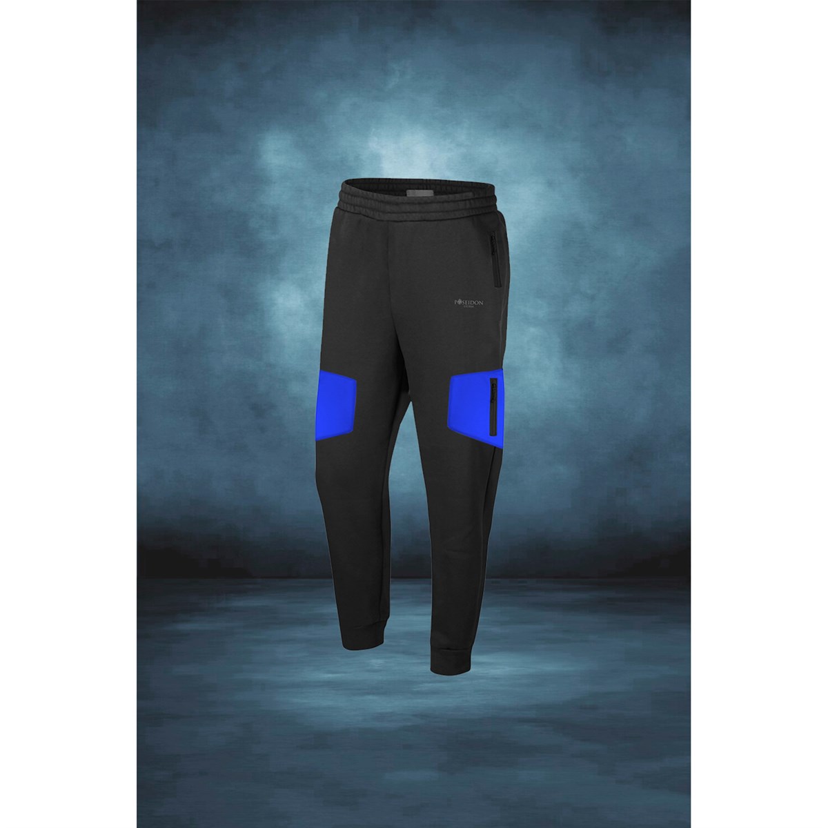 Erkek Antrasit İnterlok Kumaş Rahat Fermuarlı Cepli Fit Eşofman Altı S-3XL