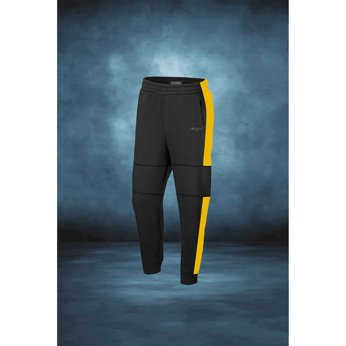 Erkek Antrasit Siyah Tech-Fleece Kumaş Rahat Eşofman Altı S-3XL