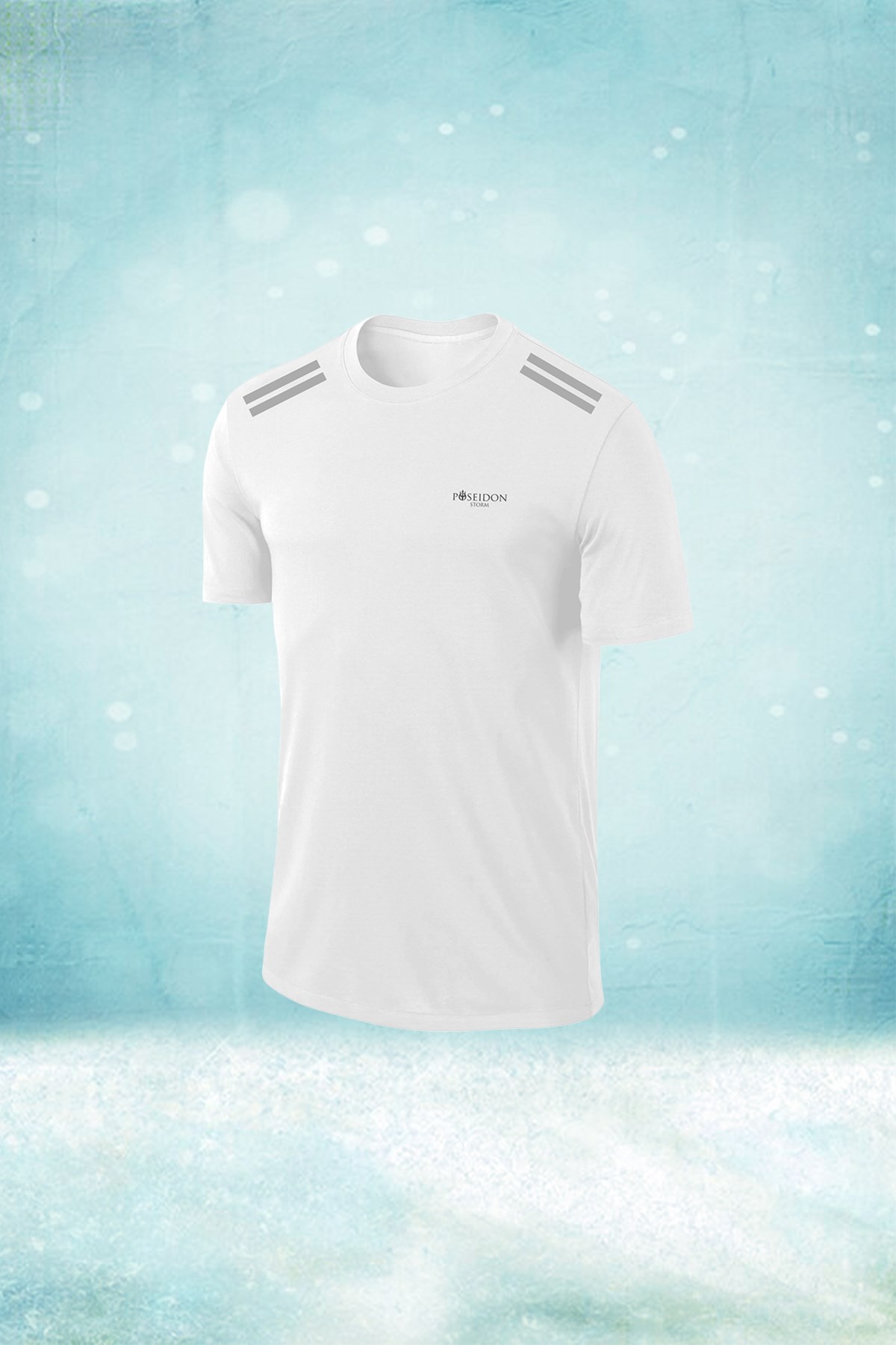 Erkek Beyaz Dri-Fit Kumaş Baskısız Rahat Konforlu T-shirt   S-3XL