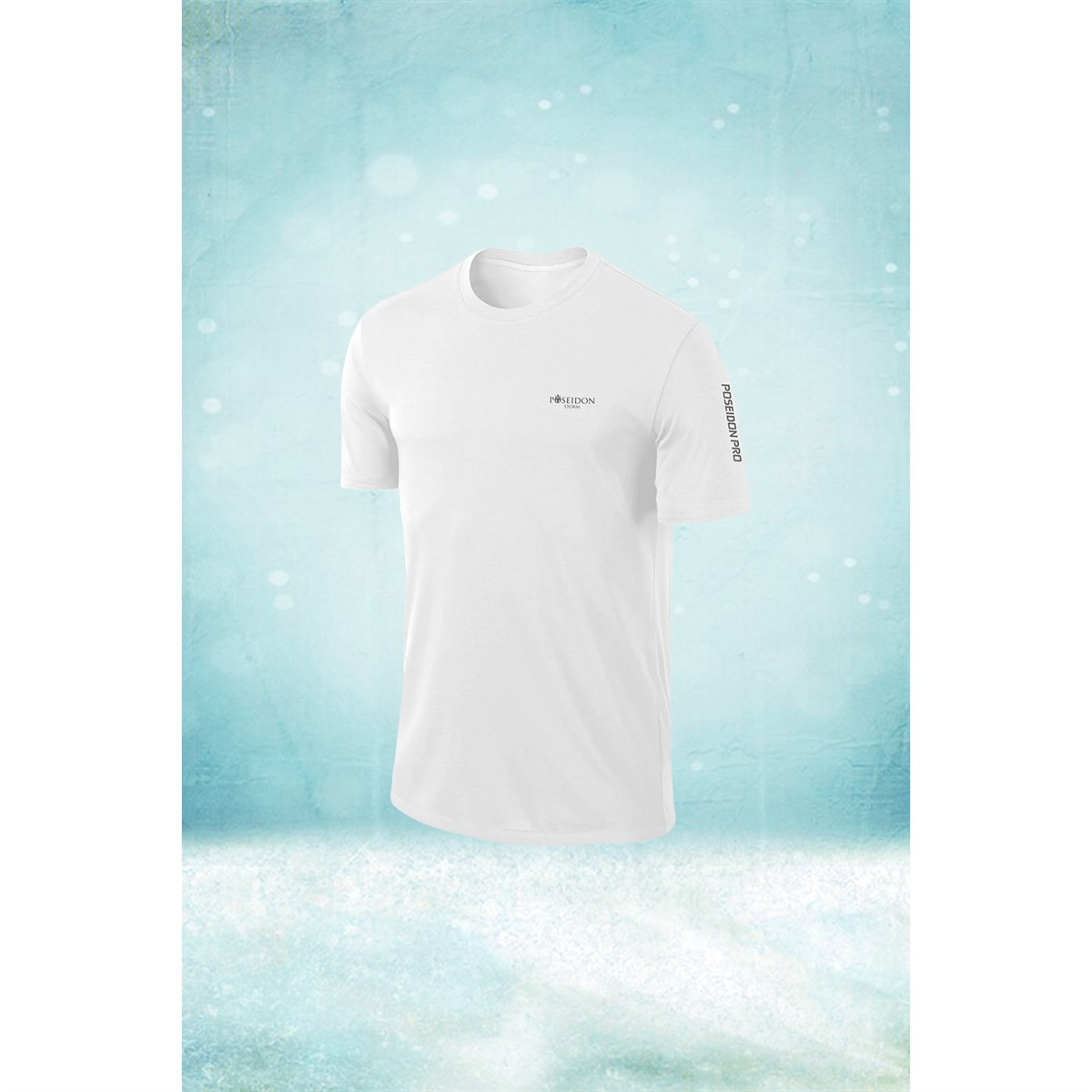 Erkek Beyaz Dri-Fit Kumaş Baskısız Yuvarlak Yaka Kısa Kol T-shirt  S-3XL