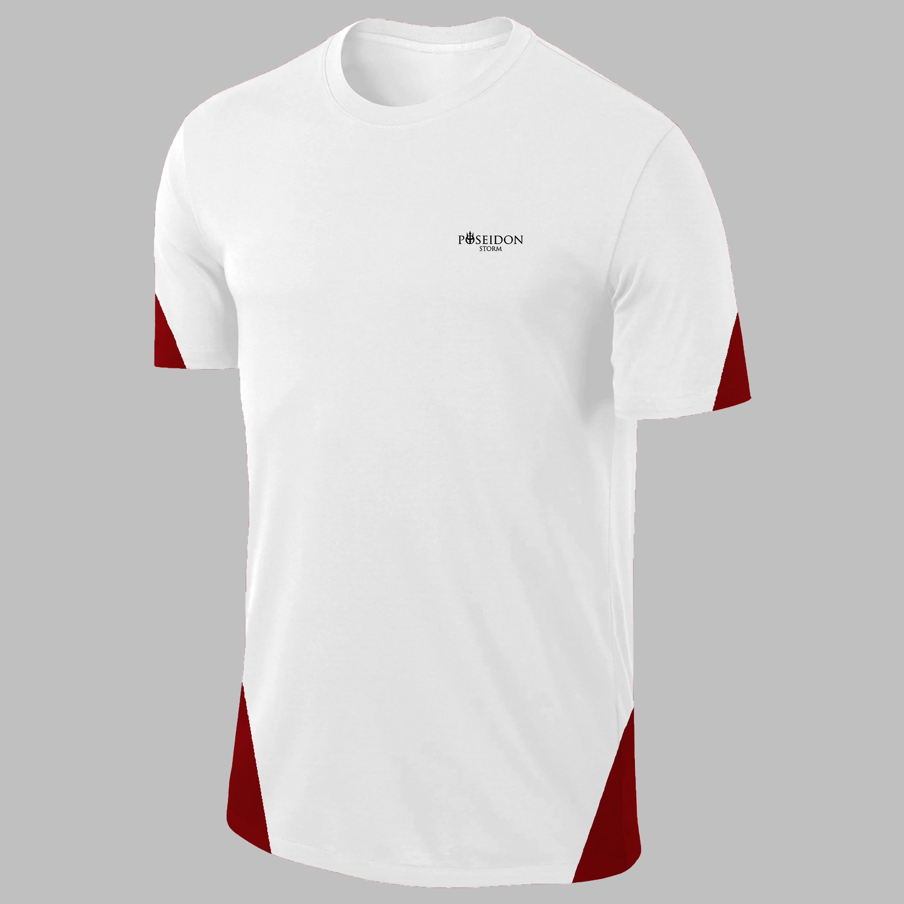 Erkek Beyaz Dri-Fit Kumaş Baskısız Yuvarlak Yaka Kısa Kol T-shirt S-3XL