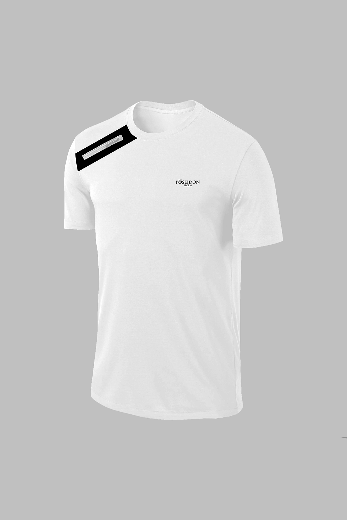 Erkek Beyaz Dri-Fit Kumaş Baskısız Yuvarlak Yaka Kısa Kol T-shirt  S-3XL