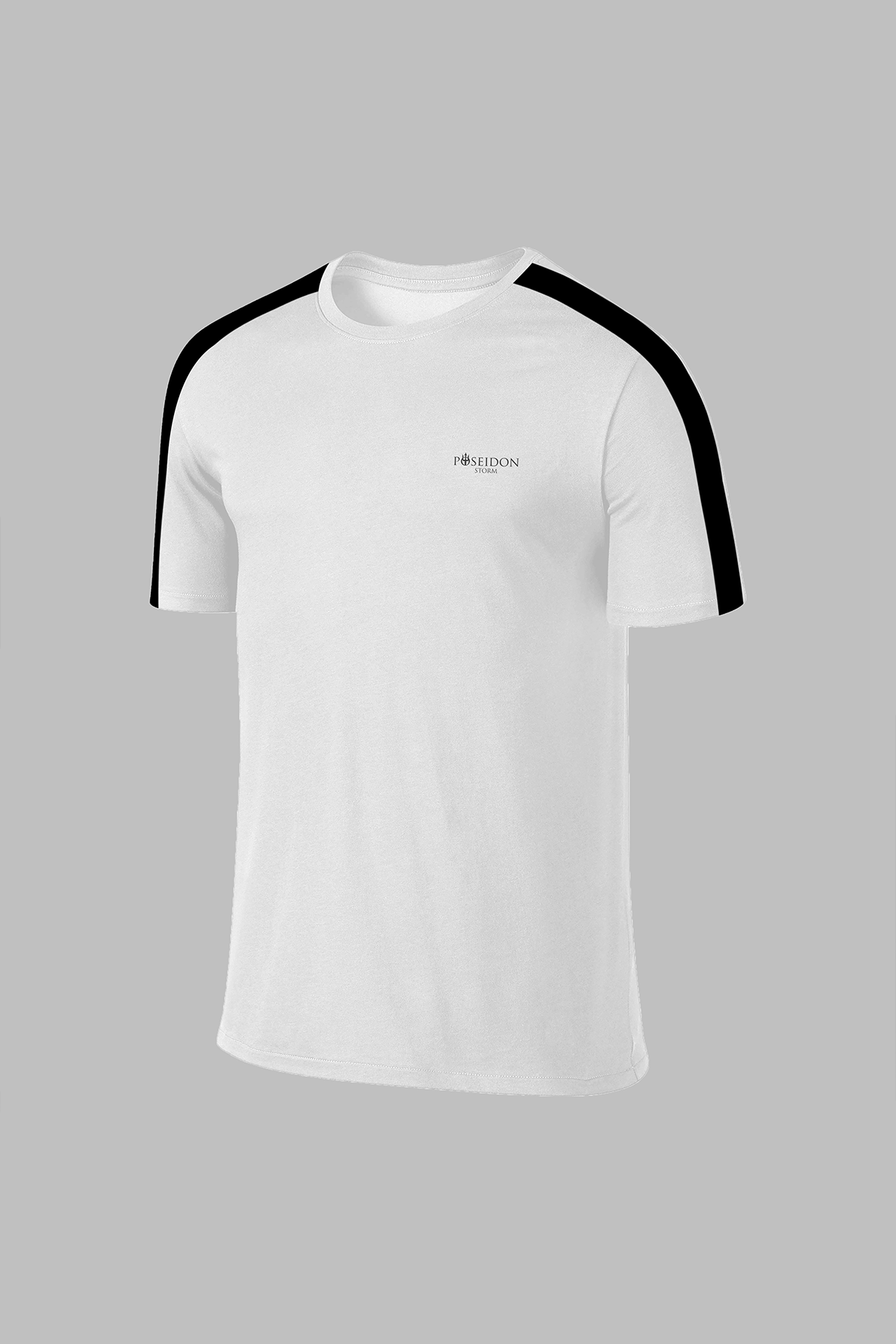 Erkek Beyaz Dri-Fit Kumaş Bisiklet Yaka Kısa Kol Günlük Rahat T-shirt  S-3XL