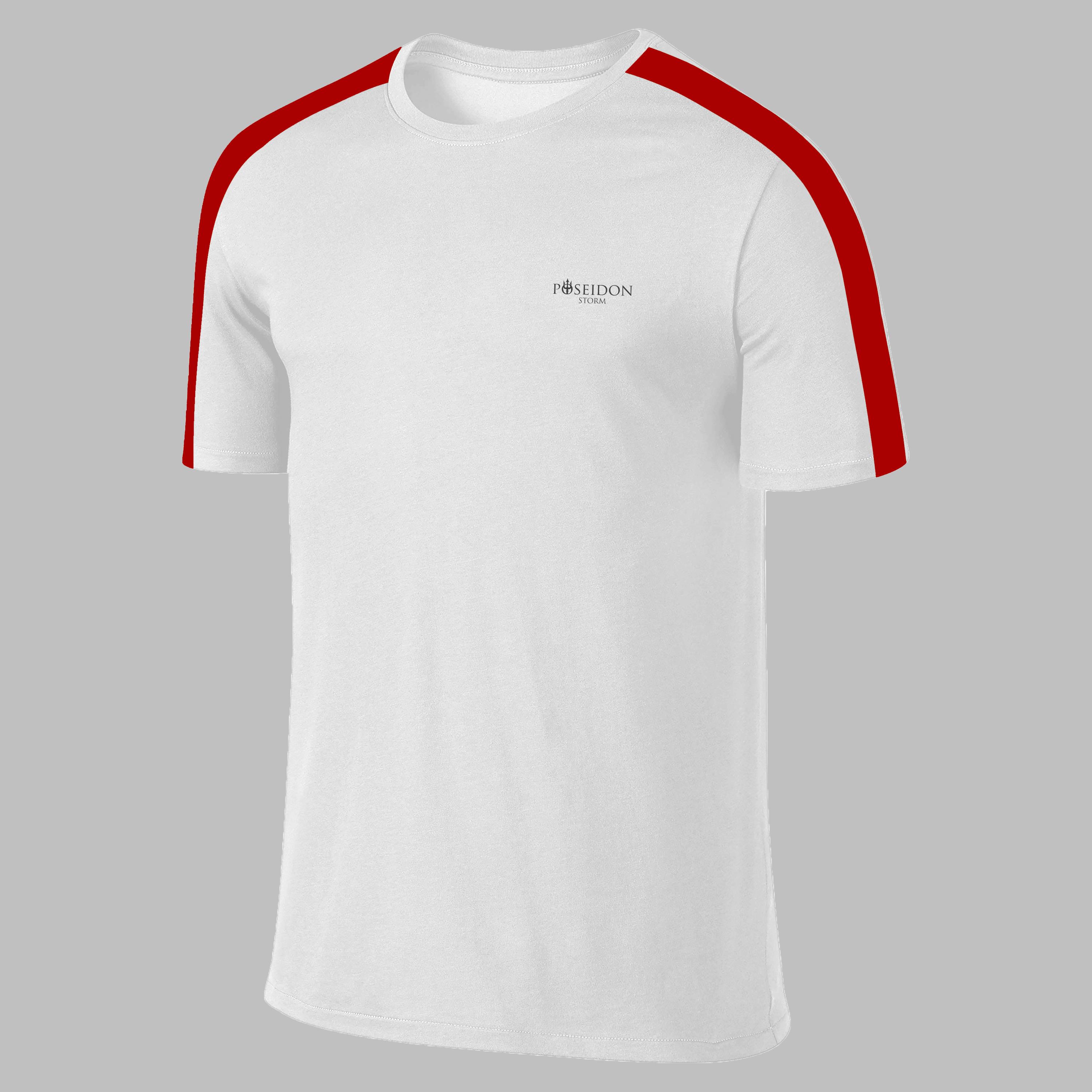 Erkek Beyaz Dri-Fit Kumaş Yuvarlak Yaka Şık Konforlu Tshirt S-3XL
