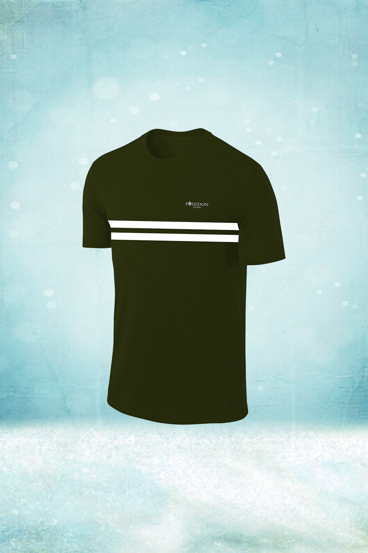 Erkek Haki  Dri-Fit Kumaş Düz Kısa Kol Konforlu Tişört S-3XL