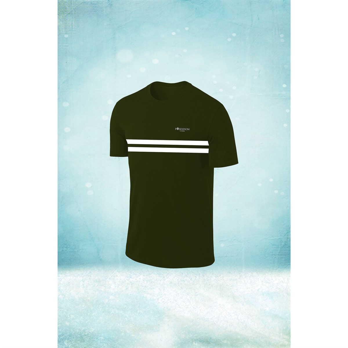 Erkek Haki  Dri-Fit Kumaş Düz Kısa Kol Konforlu Tişört S-3XL