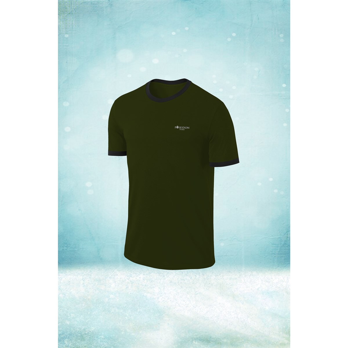Erkek Haki Dri-Fit Kumaş Yürüyüş ve Koşu için Baskısız Günlük Tshirt S-3XL   