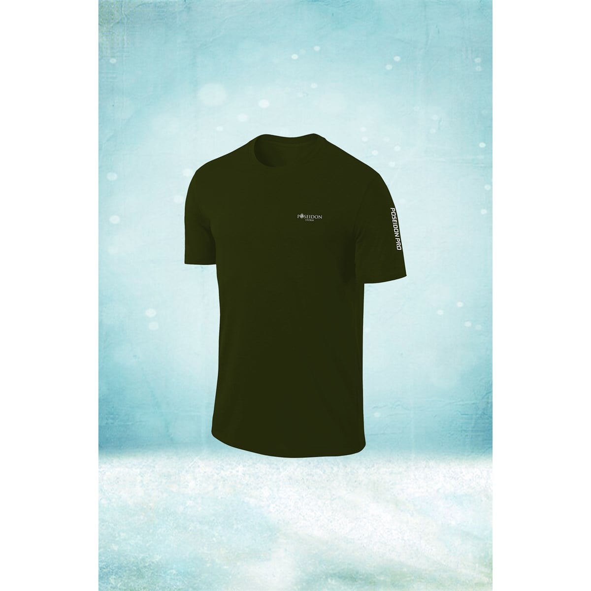 Erkek Haki Dri-Fit Kumaş Yürüyüş ve Koşu için Konforlu  Kısa Kol T-shirt  S-3XL 