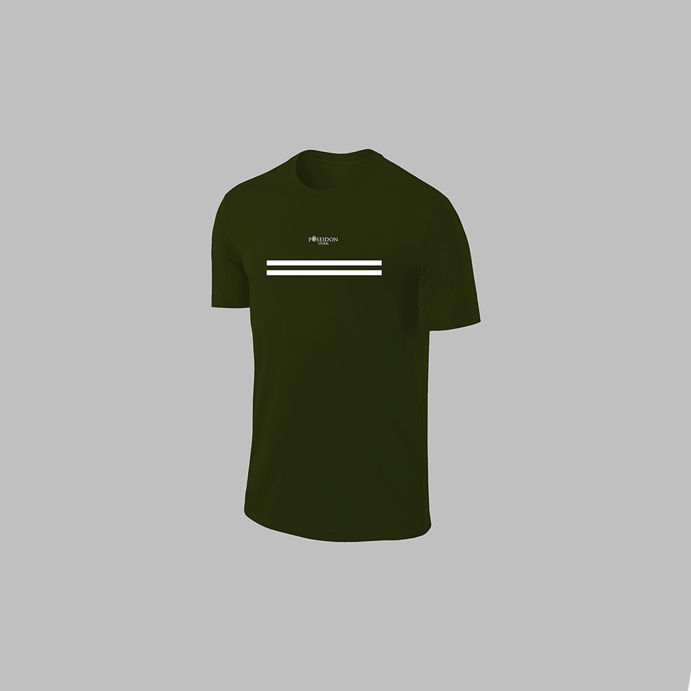 Erkek Haki Dri-Fit Kumaş Yürüyüş ve Koşu için Konforlu Cepli Sıfır Yaka Tişört Şort İkili Alt Üst Set S-3XL