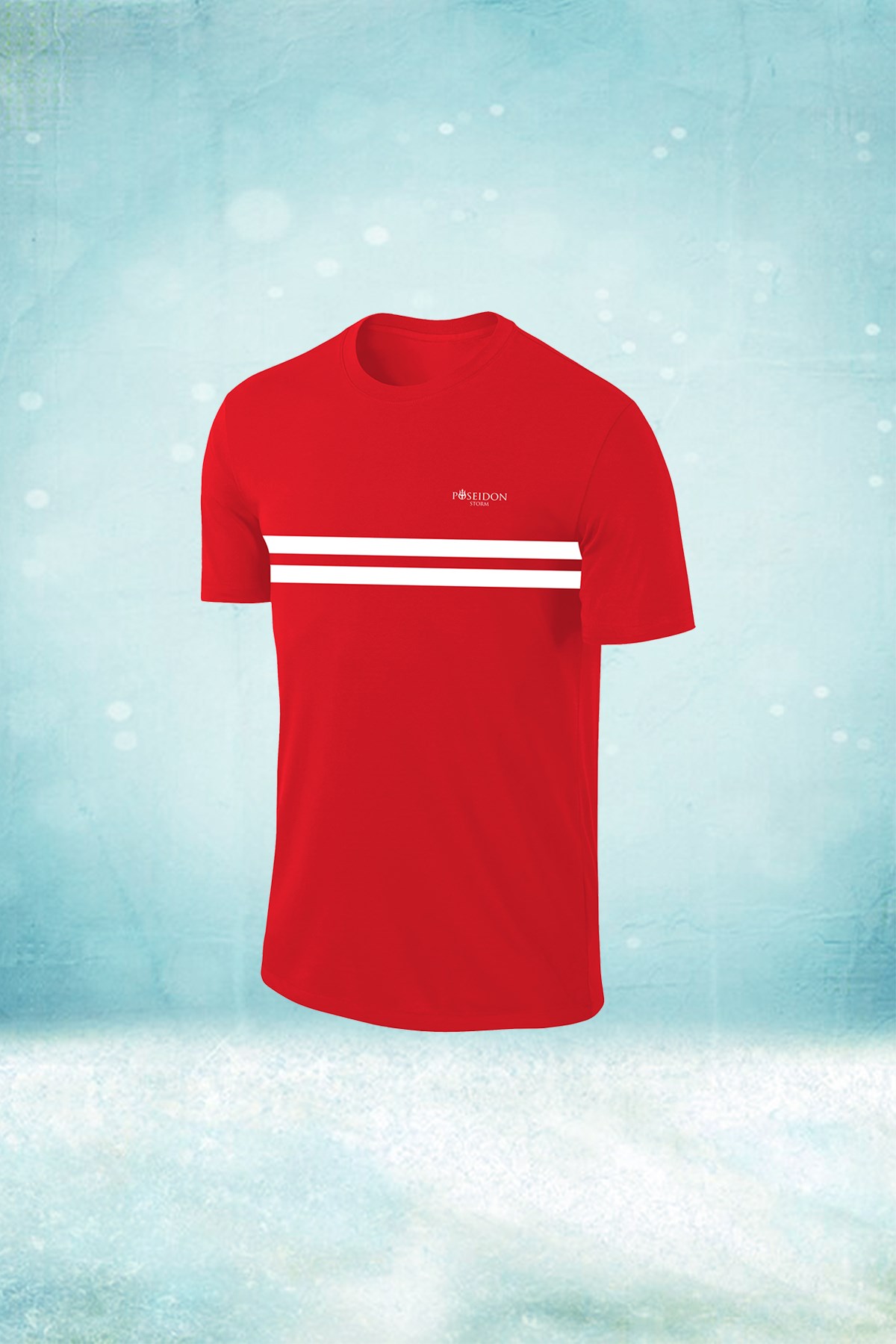 Erkek Kırmızı Dri-Fit Kumaş Baskısız Bisiklet Yaka Kısa Kol T-shirt  S-3XL