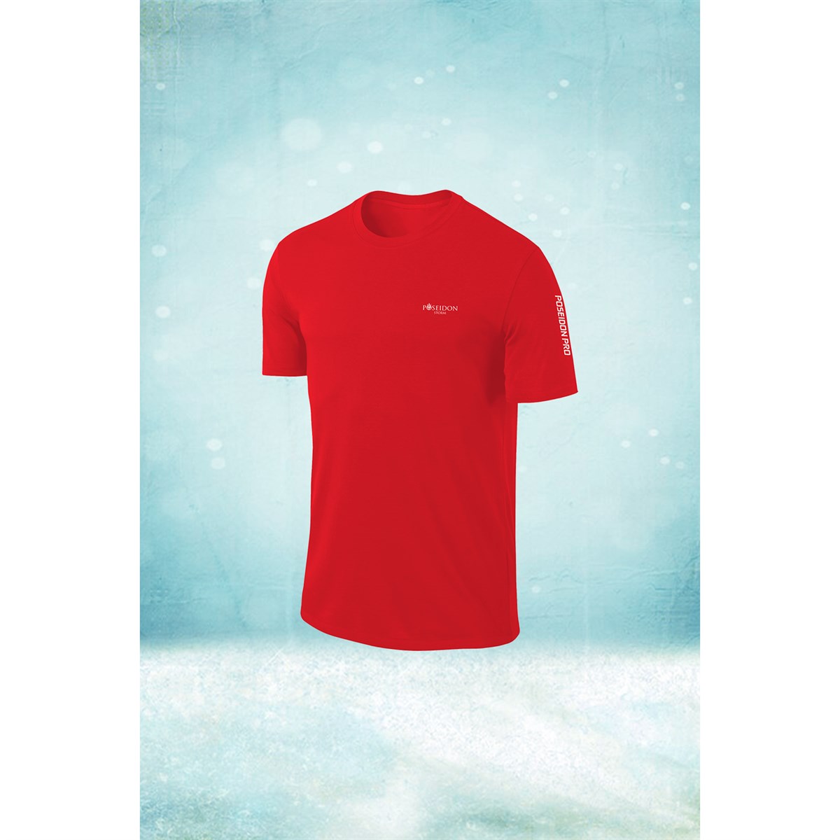 Erkek Kırmızı Dri-Fit Kumaş Baskısız Yuvarlak Yaka Kısa Kol T-shirt  S-3XL 