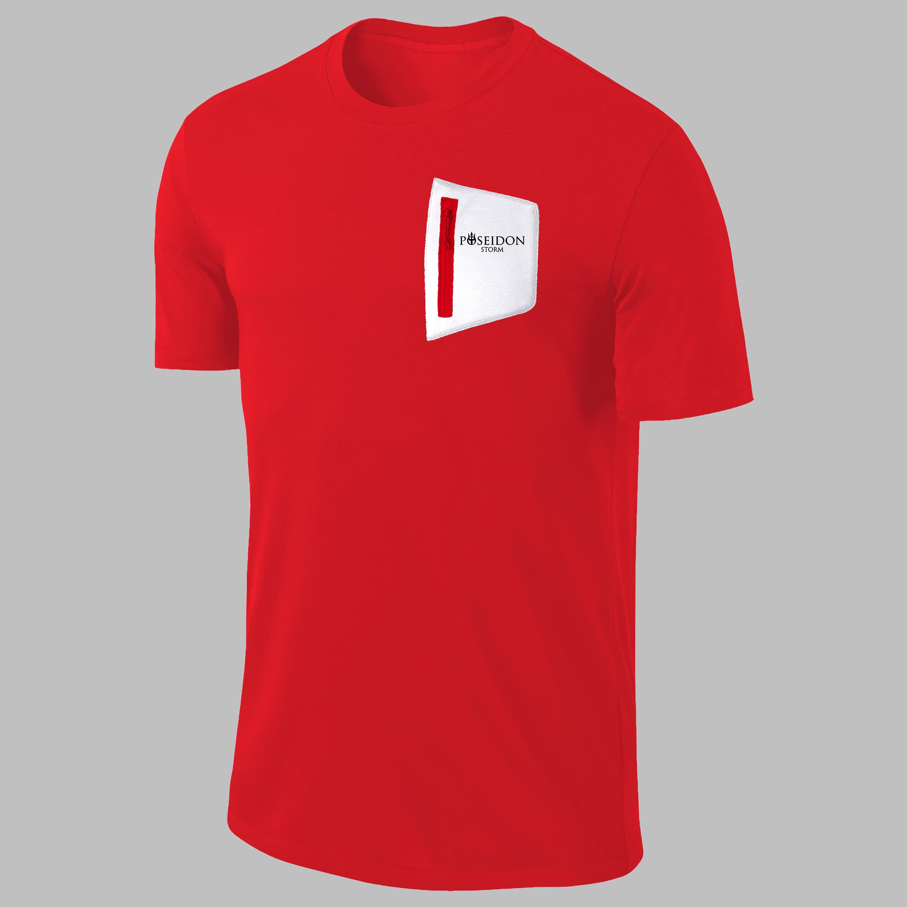 Erkek Kırmızı Dri-Fit Kumaş Rahat Günlük Sporcu Konforlu T-shirt S-3XL