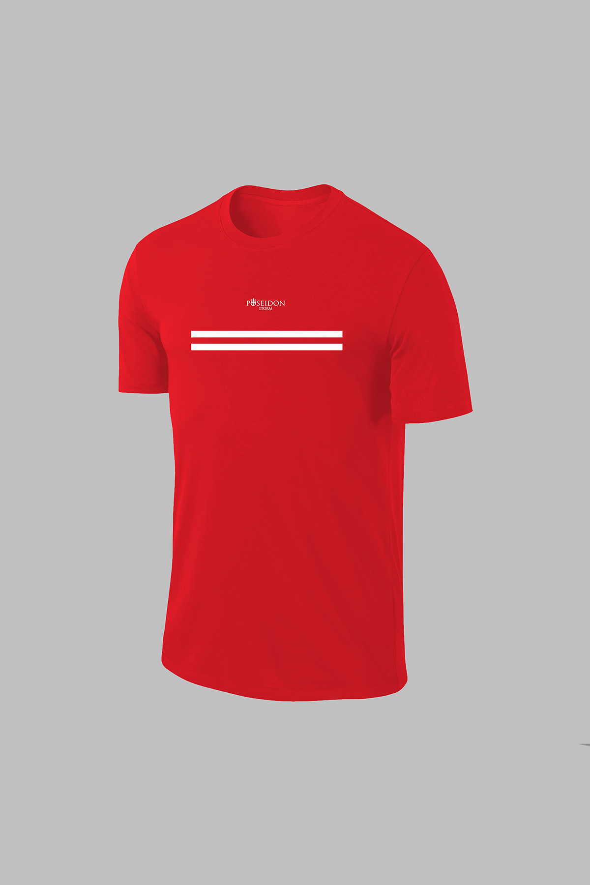 Erkek Kırmızı Dri-Fit Kumaş Yuvarlak Yaka  Şık Konforlu Tshirt  S-3XL