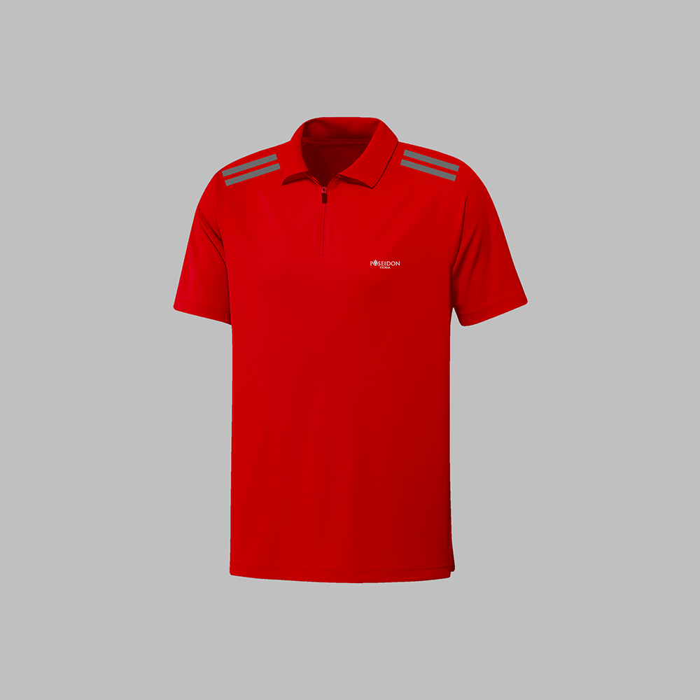 Erkek Kırmızı Vision Pro Kumaş Yürüyüş ve Günlük Konforlu T-shirt S-3XL