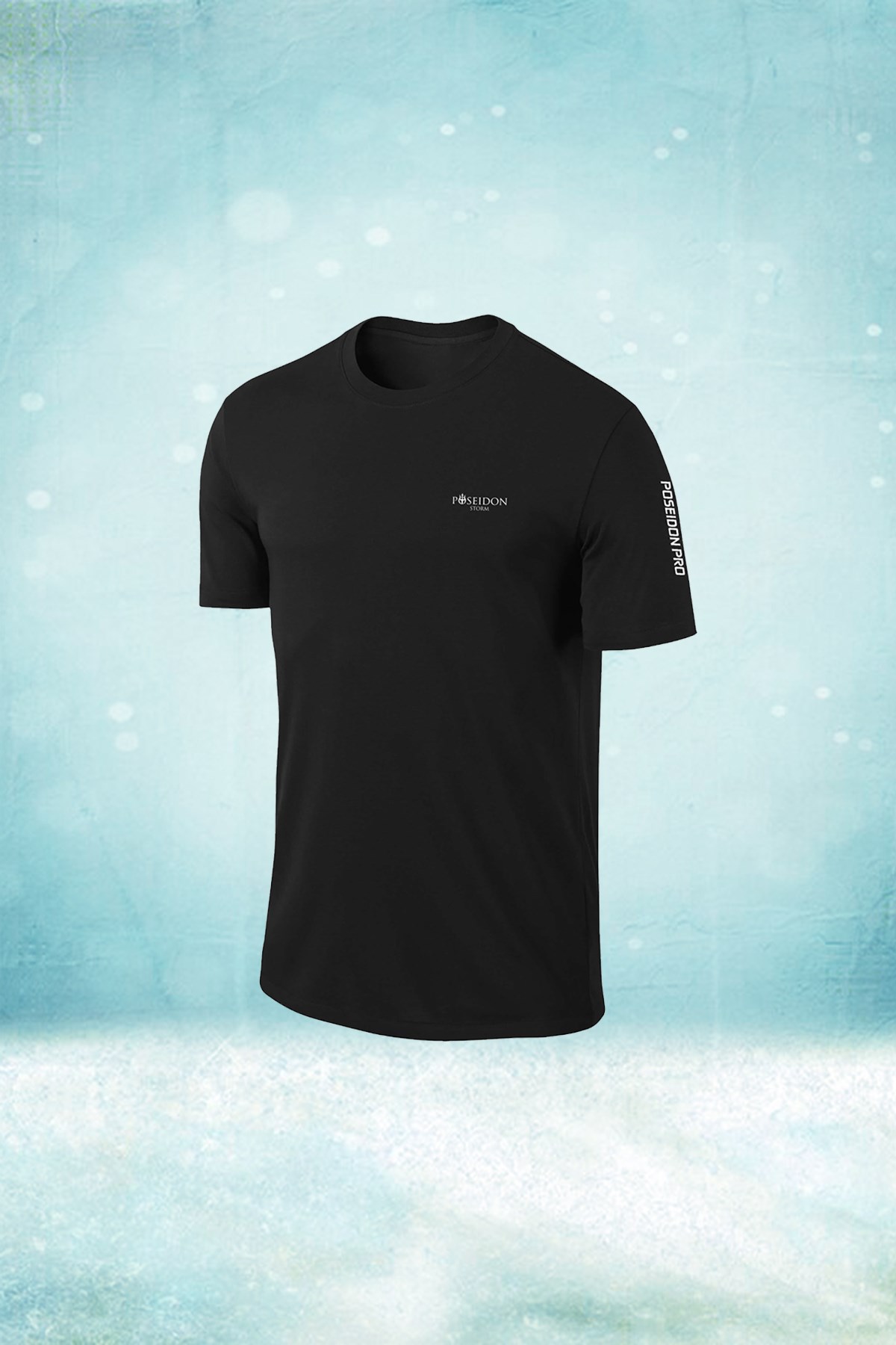 Erkek Siyah Dri-Fit Kumaş Baskısız Günlük Rahat T-shirt  S-3XL